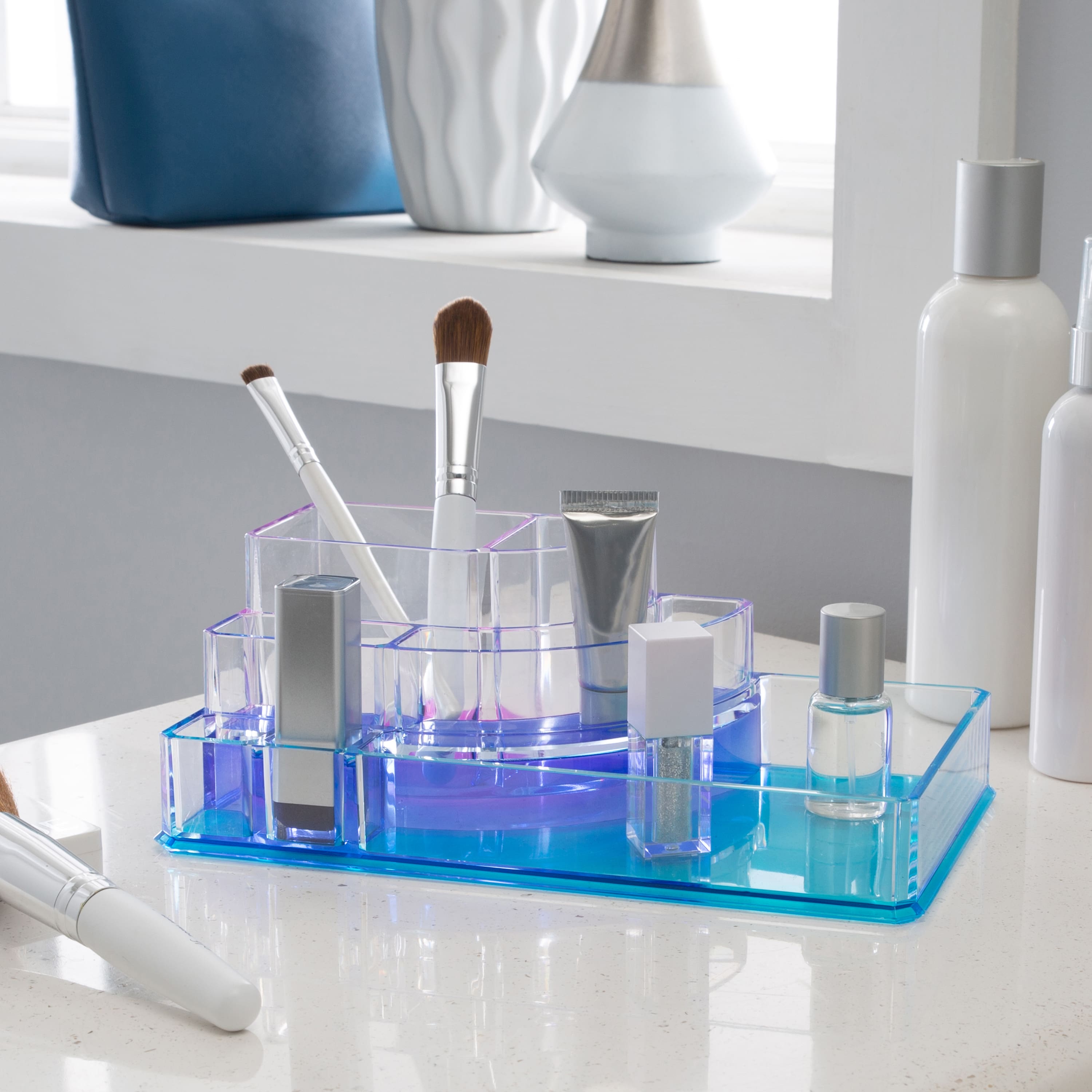 Simplify 8 Section Cosmetic & Jewelry Ombre Holder