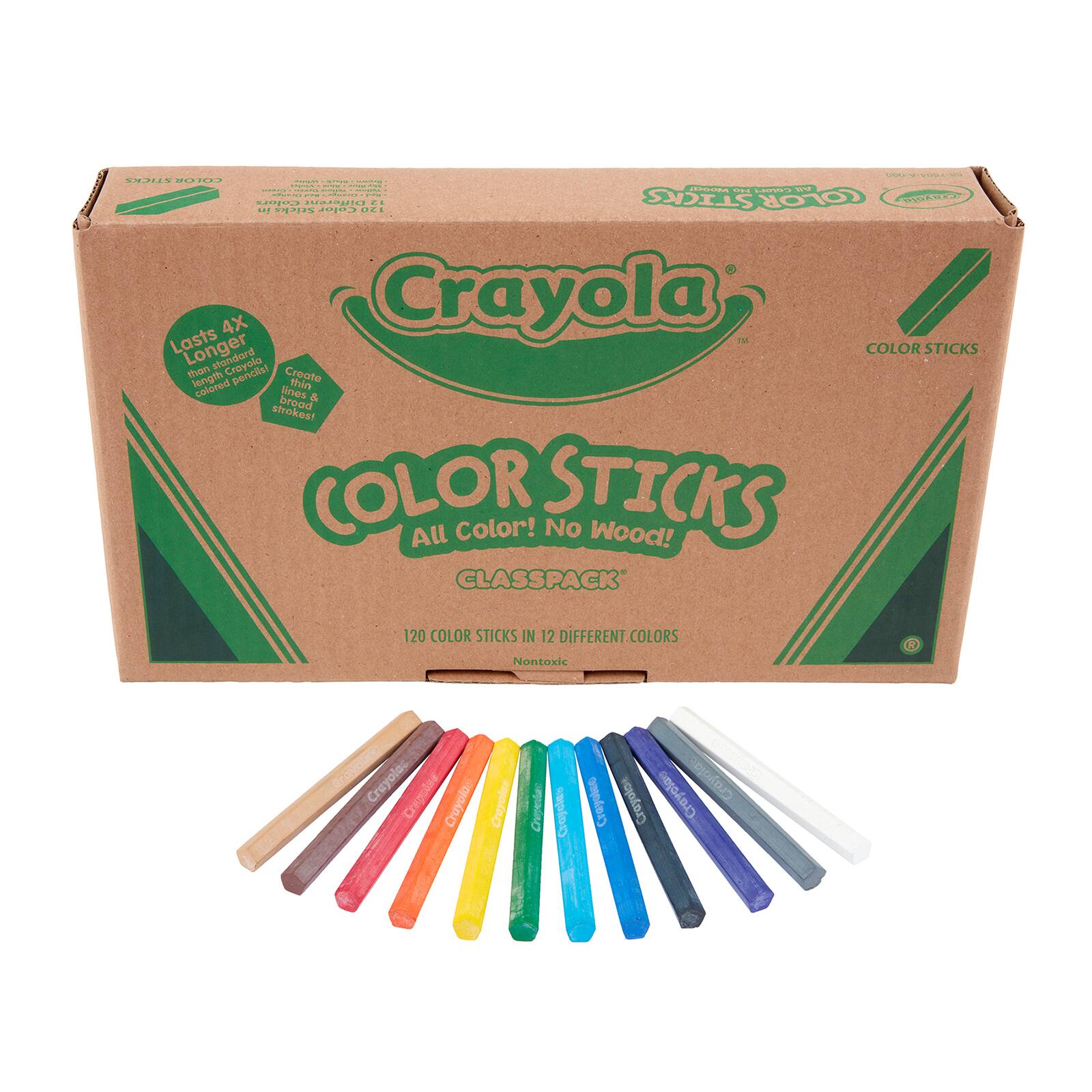 Crayola&#xAE; 120 Piece Color Sticks Classpack