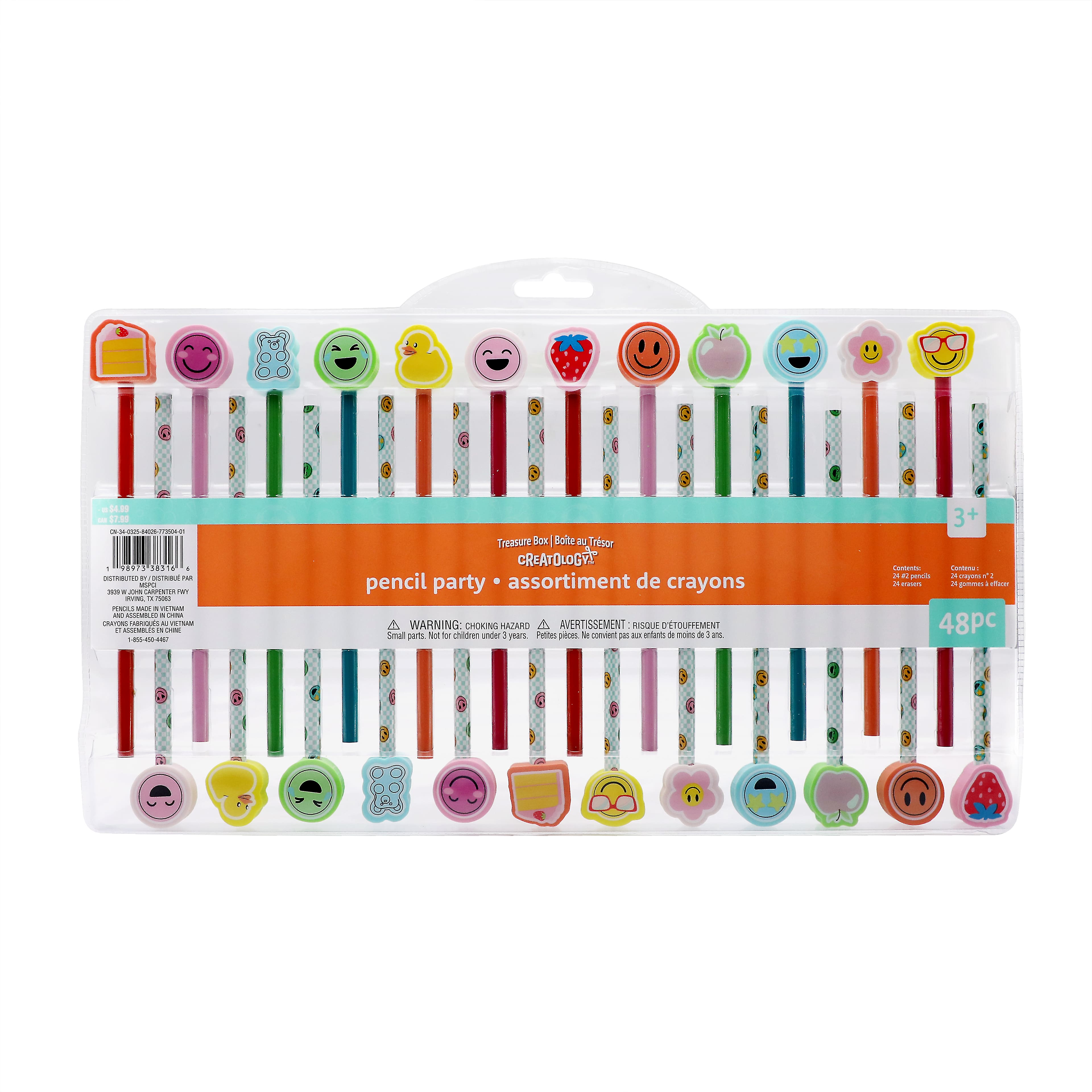 Emoji &#x26; Treats Pencil Party Set by Creatology&#x2122;