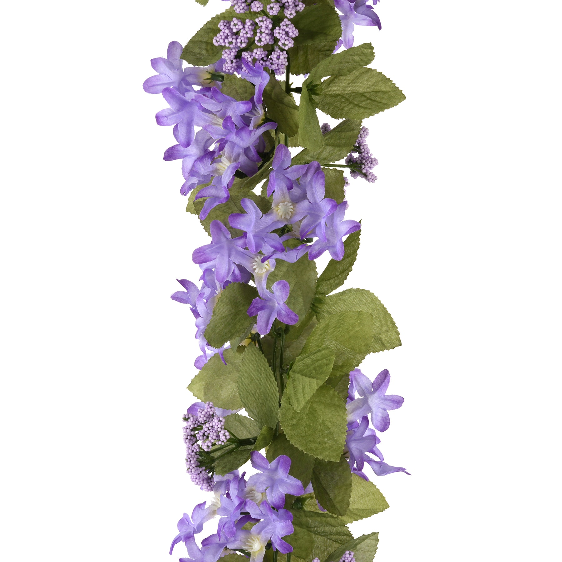 .com: New Summer Colorful Garden Wild Flower Garland Purple