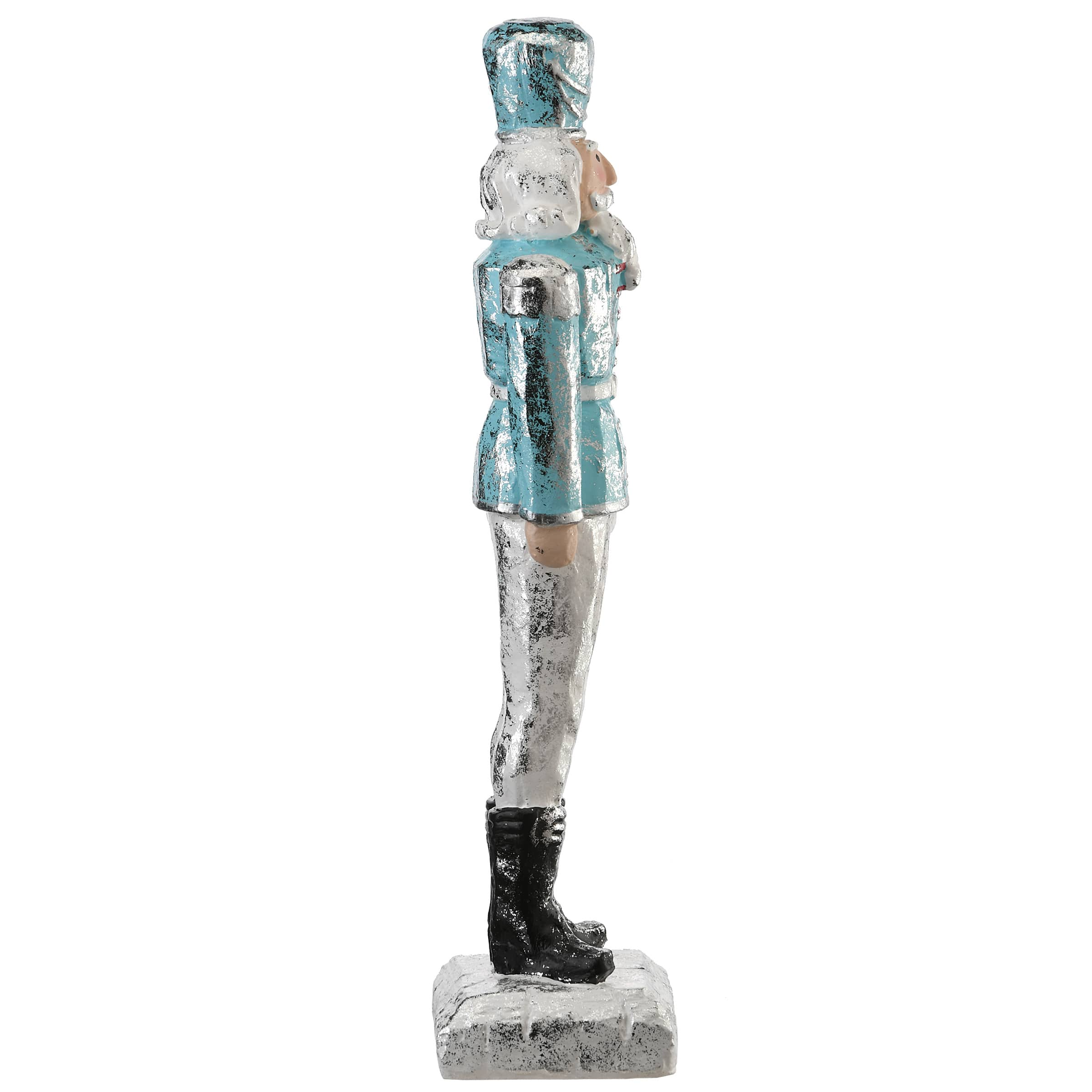 17&#x22; Silver &#x26; Blue Nutcracker