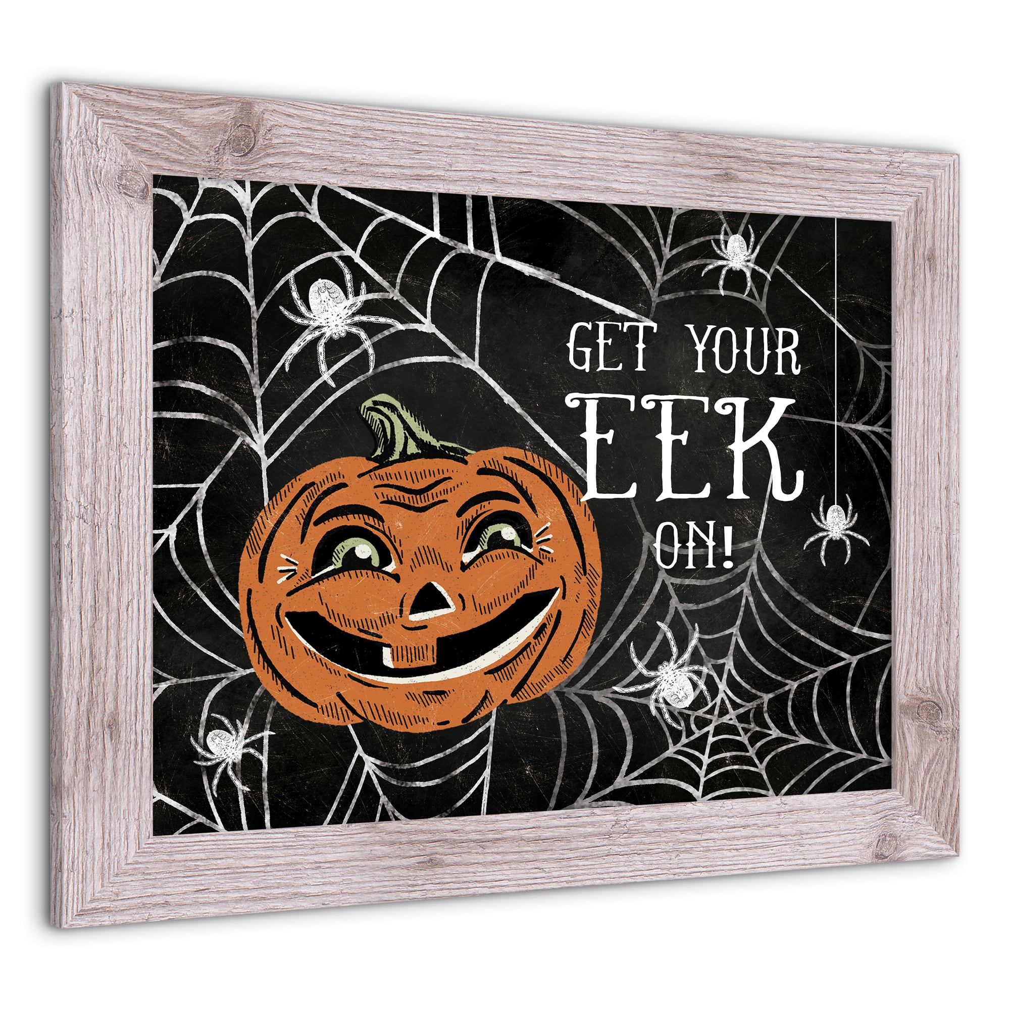 Get Your Eek On 16&#x22; x 20&#x22; Western White Framed Print