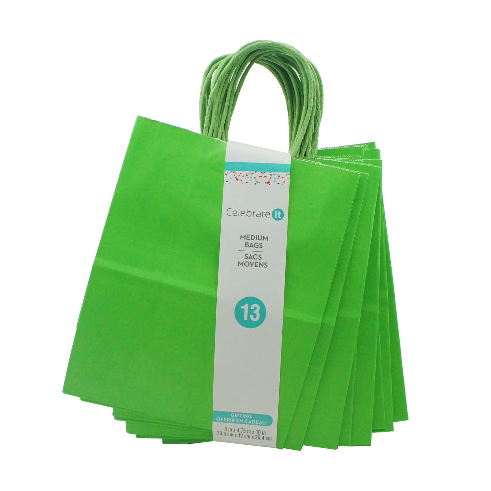 8 Packs: 13 ct. (104 total) Medium Paper Gift Bags by Celebrate It™