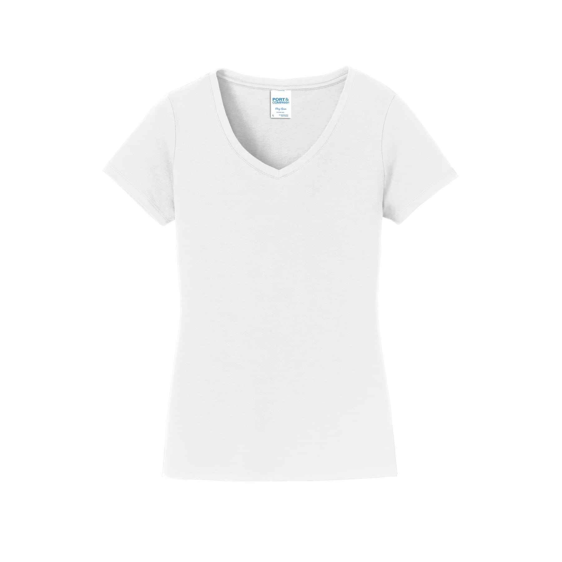 Port &#x26; Company&#xAE; Fan Favorite&#x2122; Ladies V-Neck T-Shirt