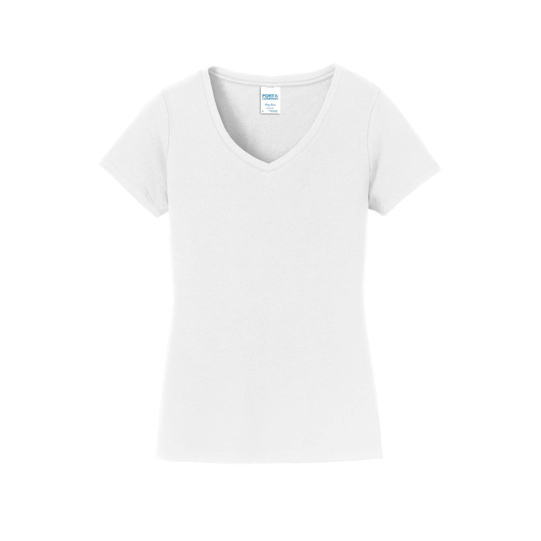 Port & Company® Fan Favorite™ Ladies V-Neck T-Shirt