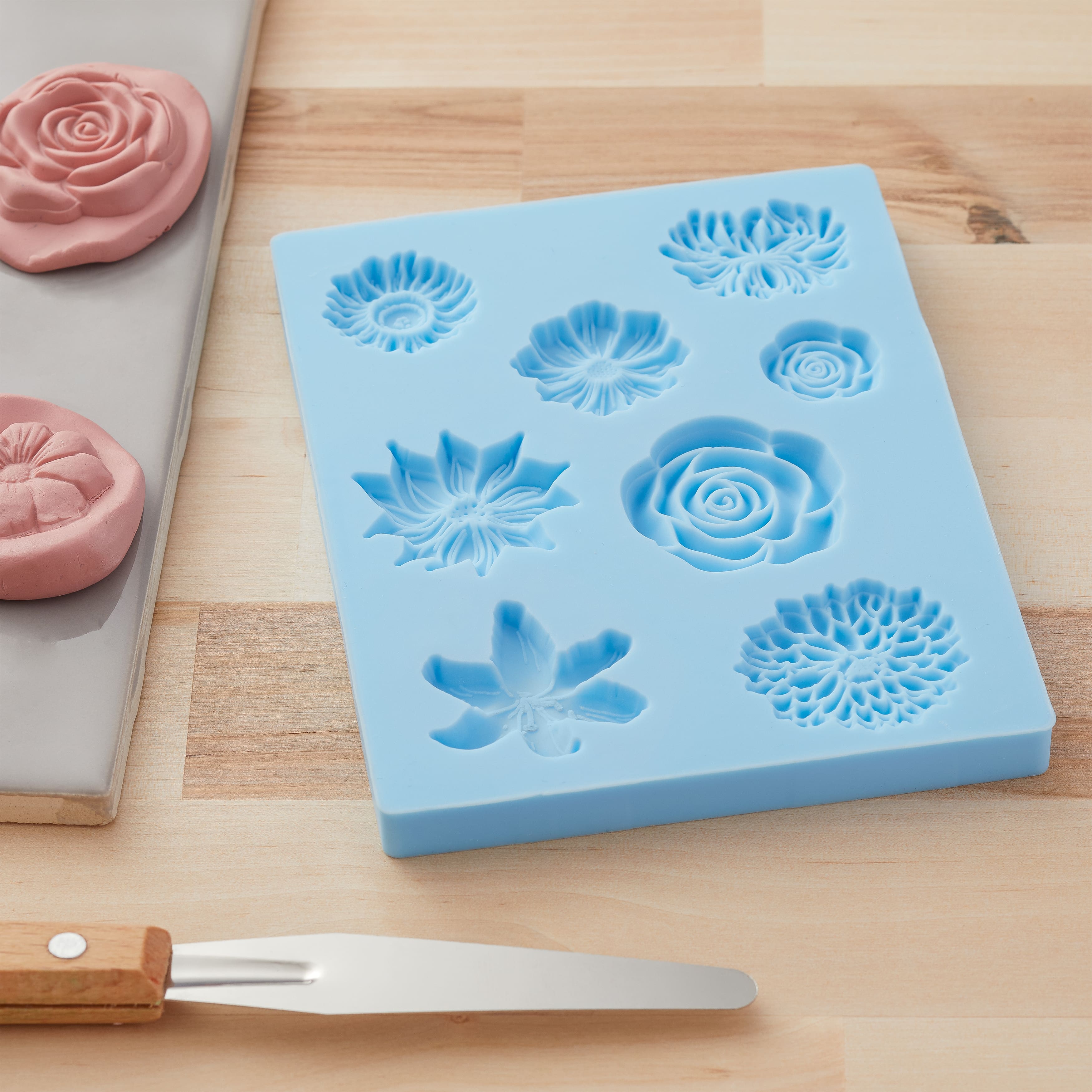 Floral Premium Push Mold by Craft Smart&#xAE;