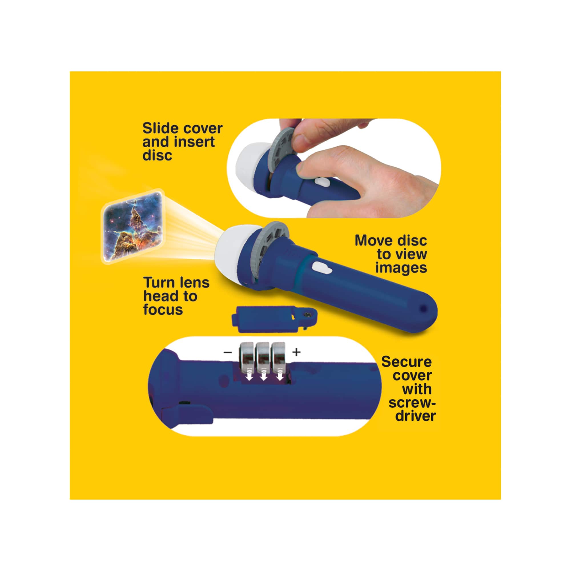 Brainstorm Toys STEM Space Flashlight & Projector