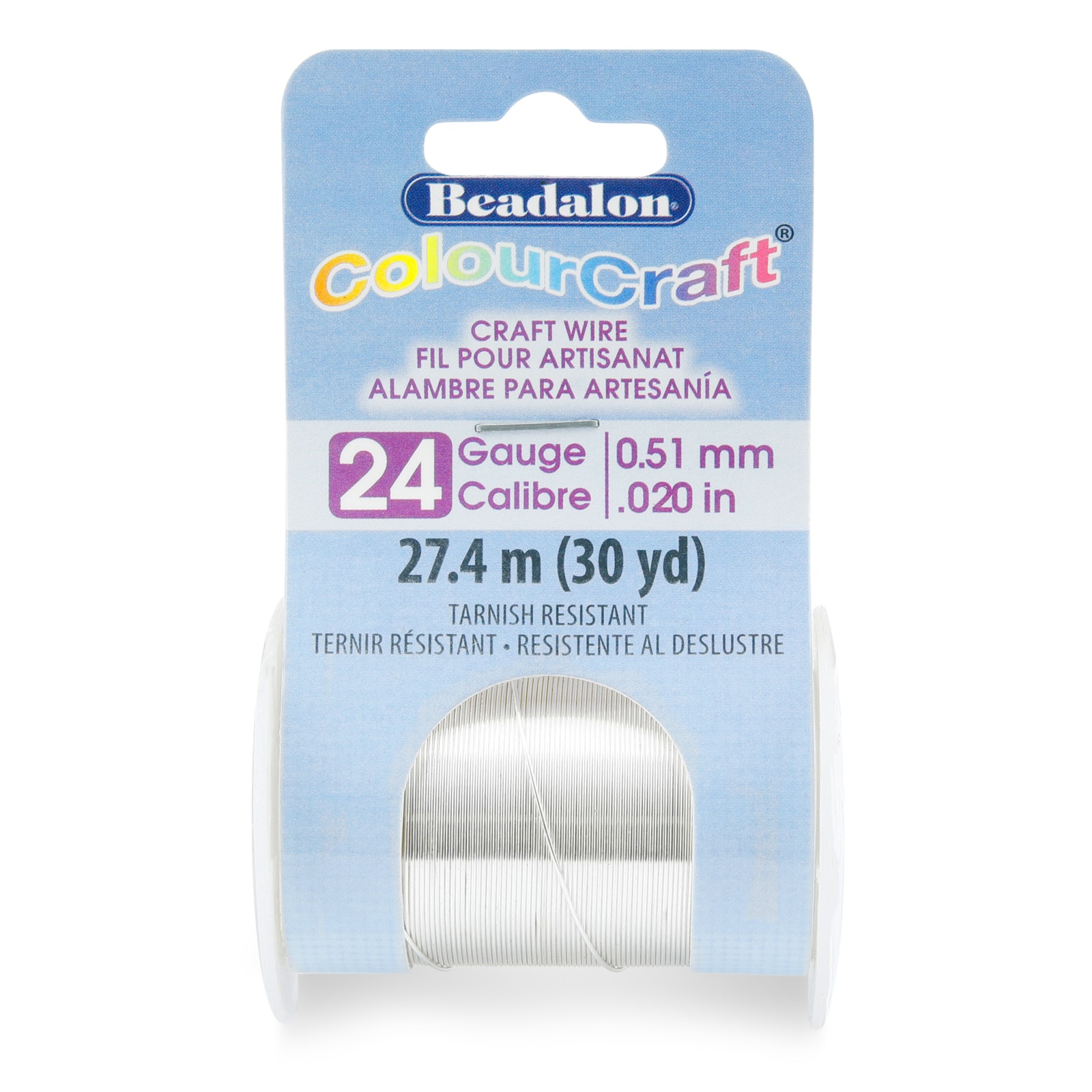 Beadalon® ColourCraft® Gauge Tarnish Resistant Silver Plated Wire