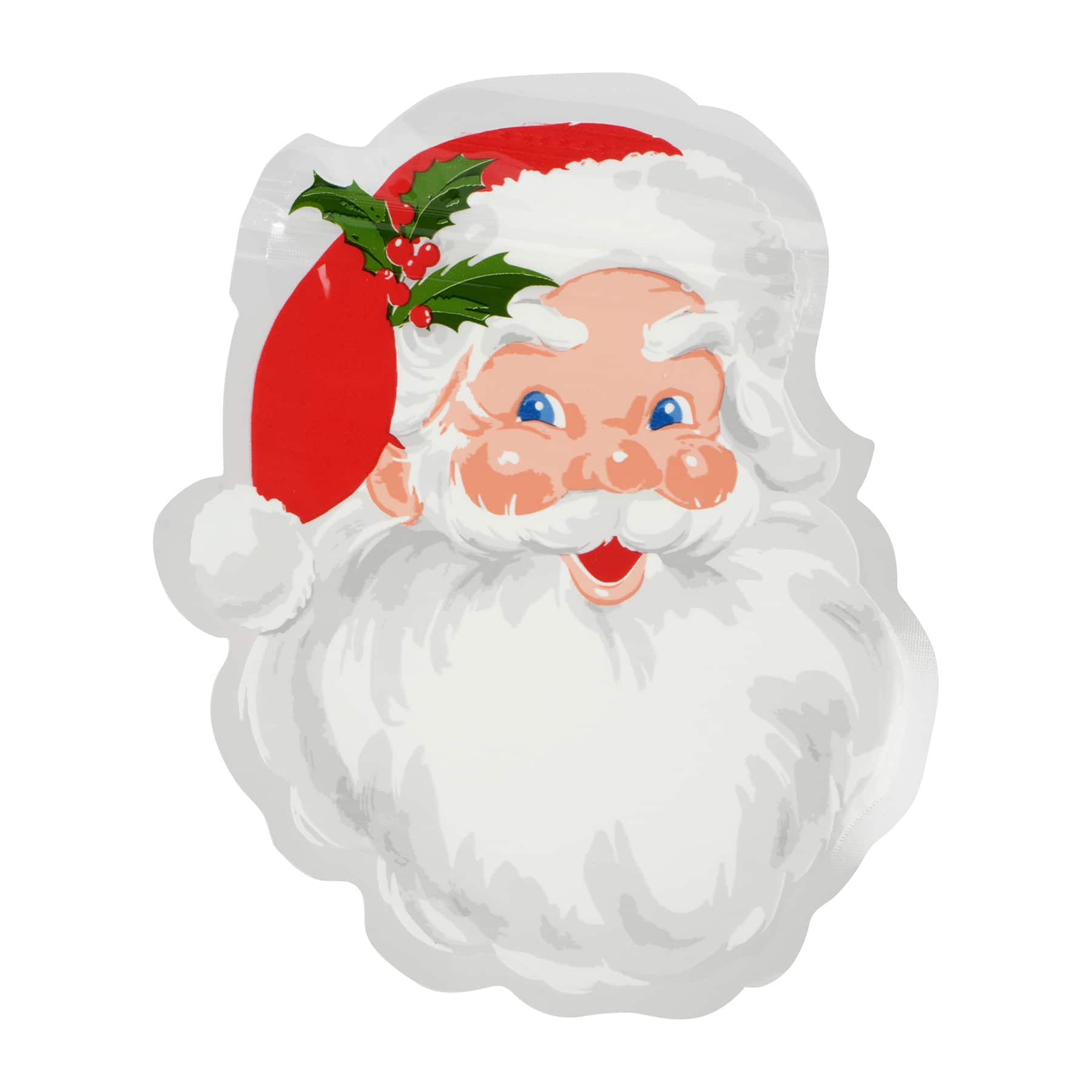 Santa Shaped Zipper Treat Bags, 24ct. by Makery&#x2122;