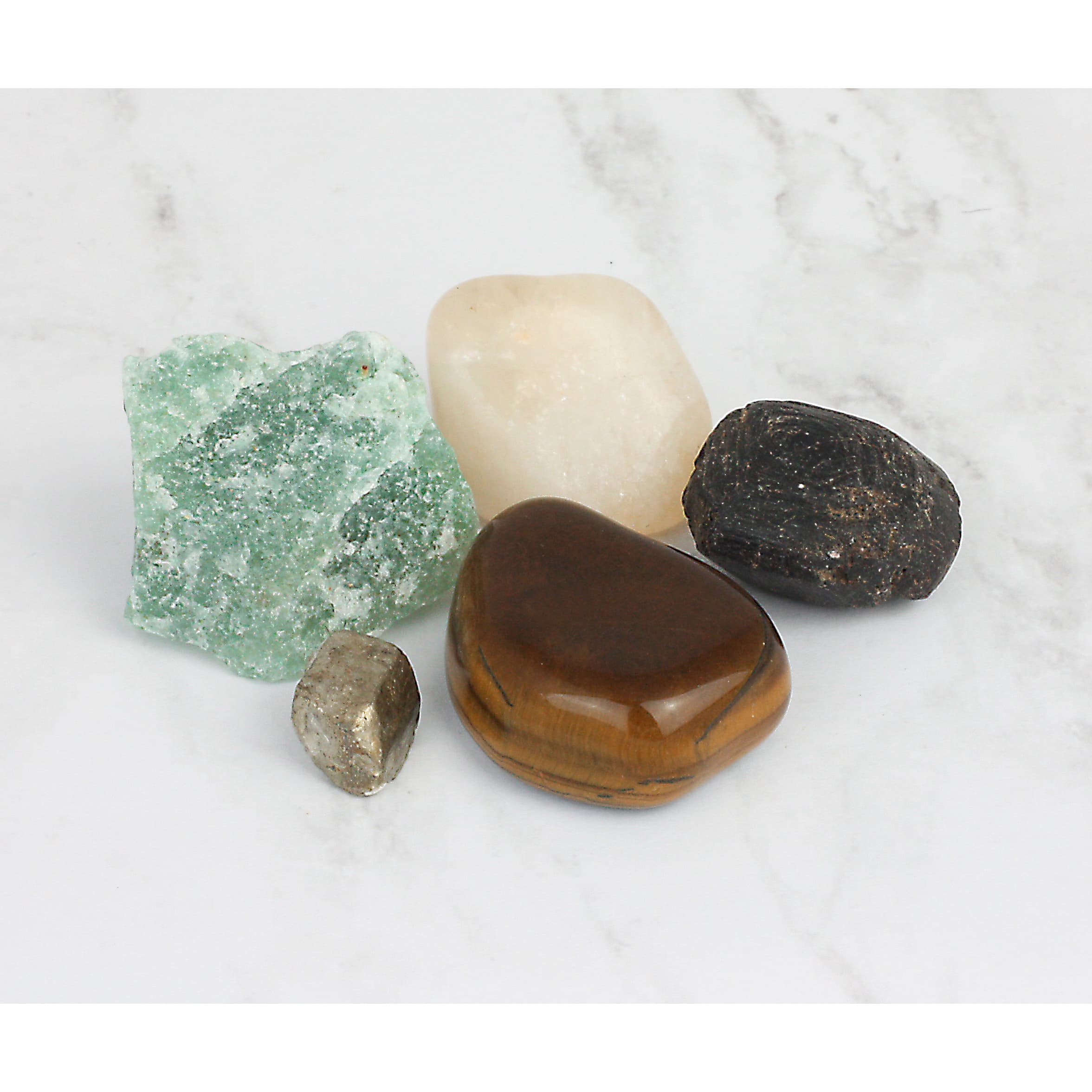 Prosperity Collection Of Stones In Heart Box