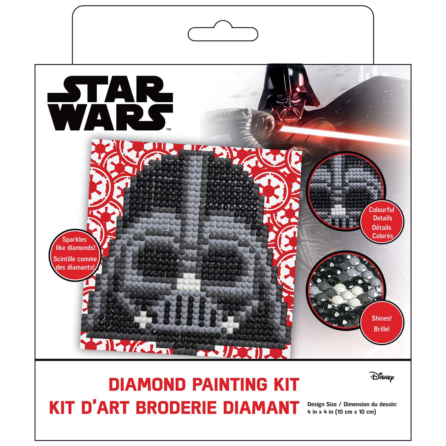 Camelot&#xAE; Dots Darth Vader Fun Diamond Painting Kit