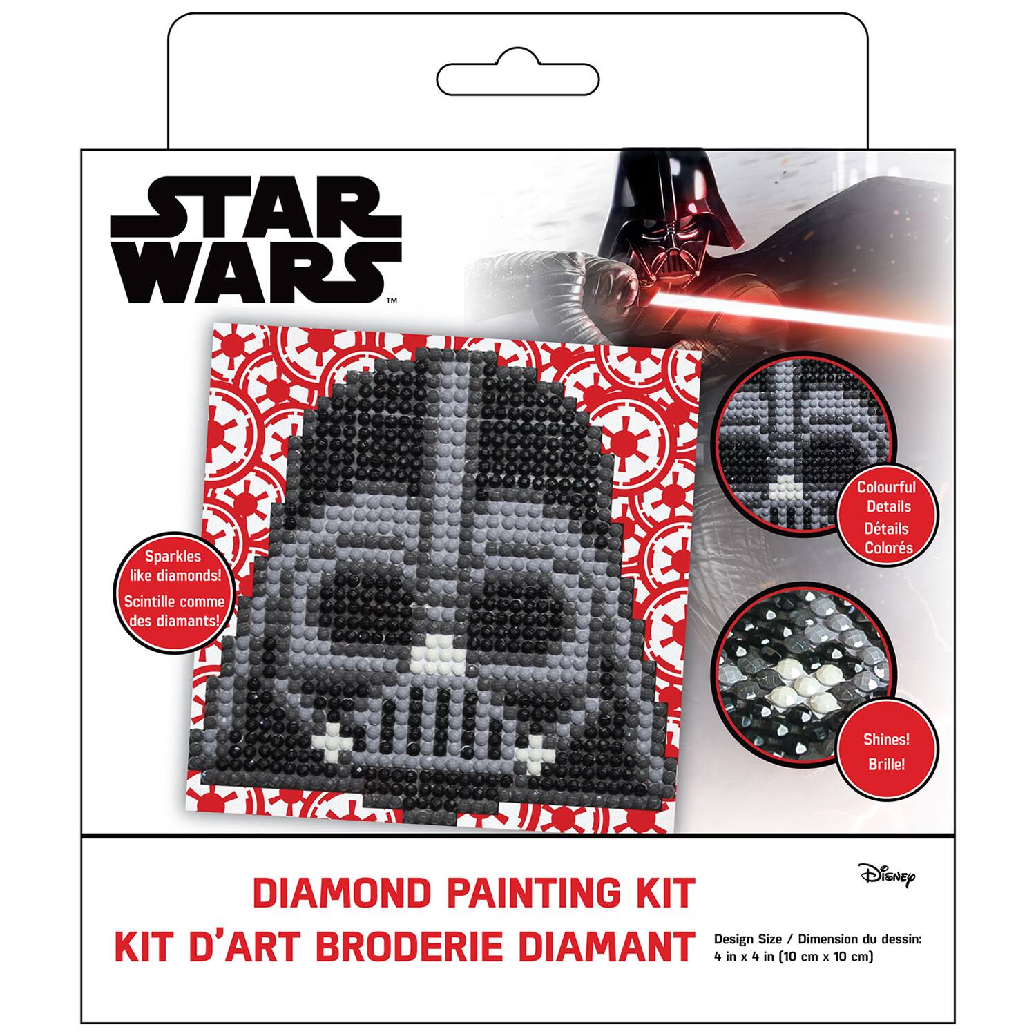 Camelot® Dots Darth Vader Fun Diamond Painting Kit