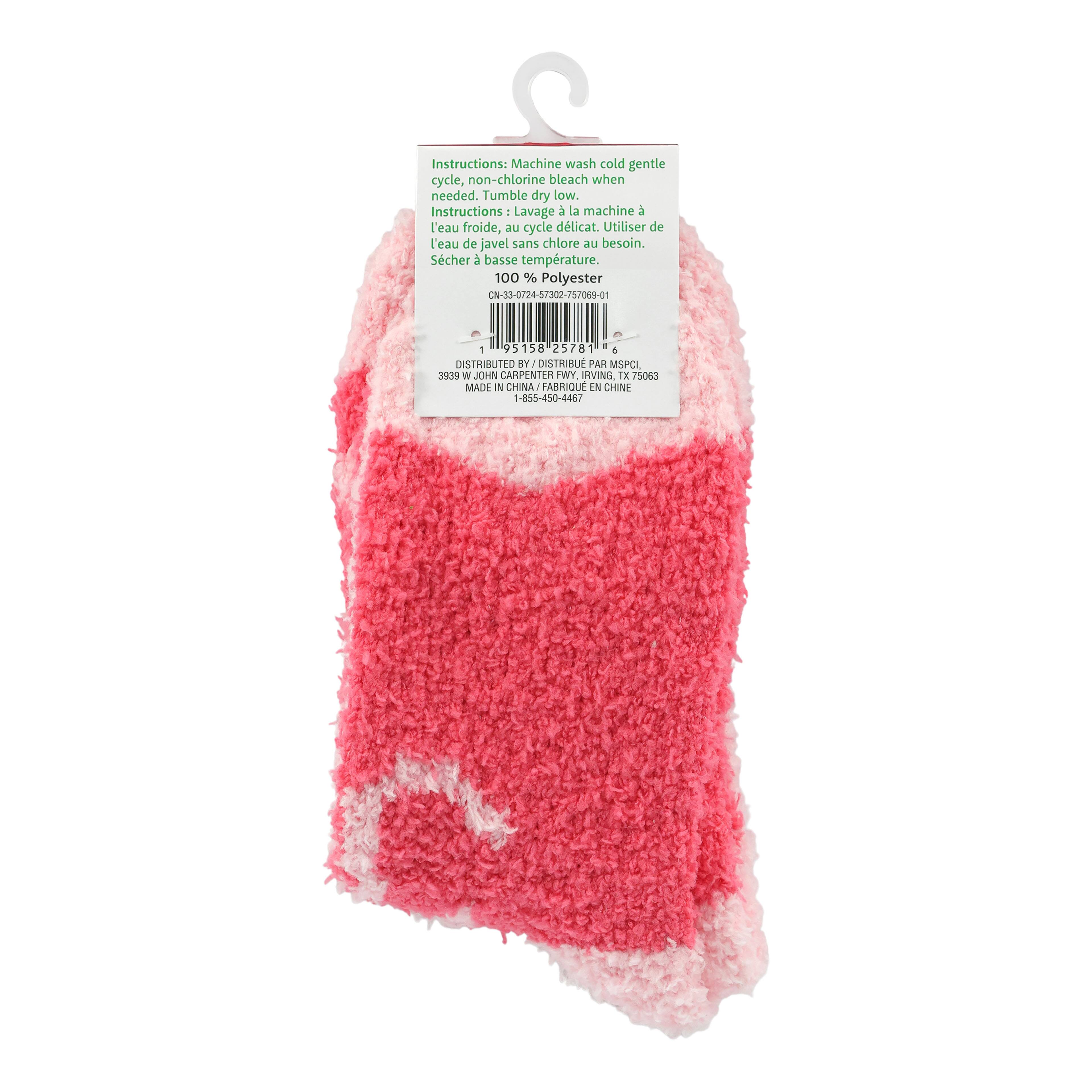 Pink Heart Boot Fuzzy Socks by Creatology&#x2122;