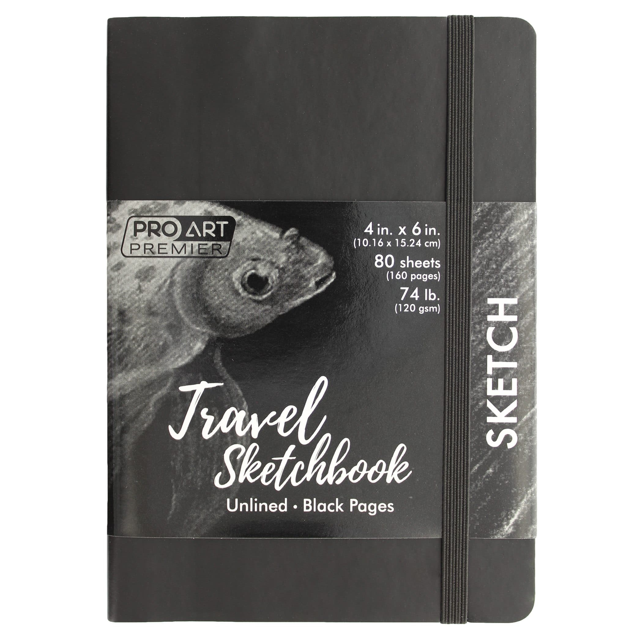 Pro Art® Premier Black Travel Sketchbook