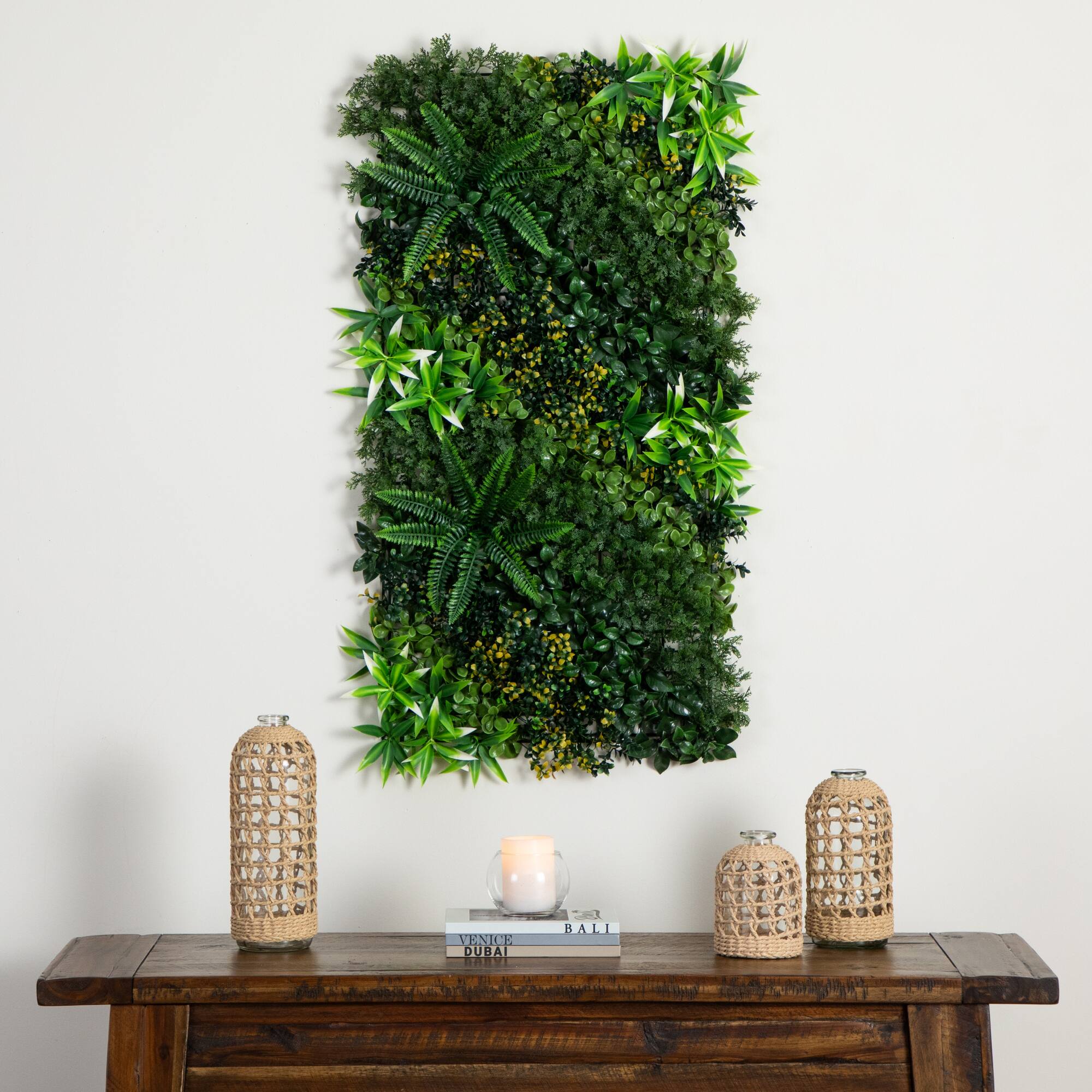 20" x 40" Hawaiian Islands Artificial Living Wall Panel