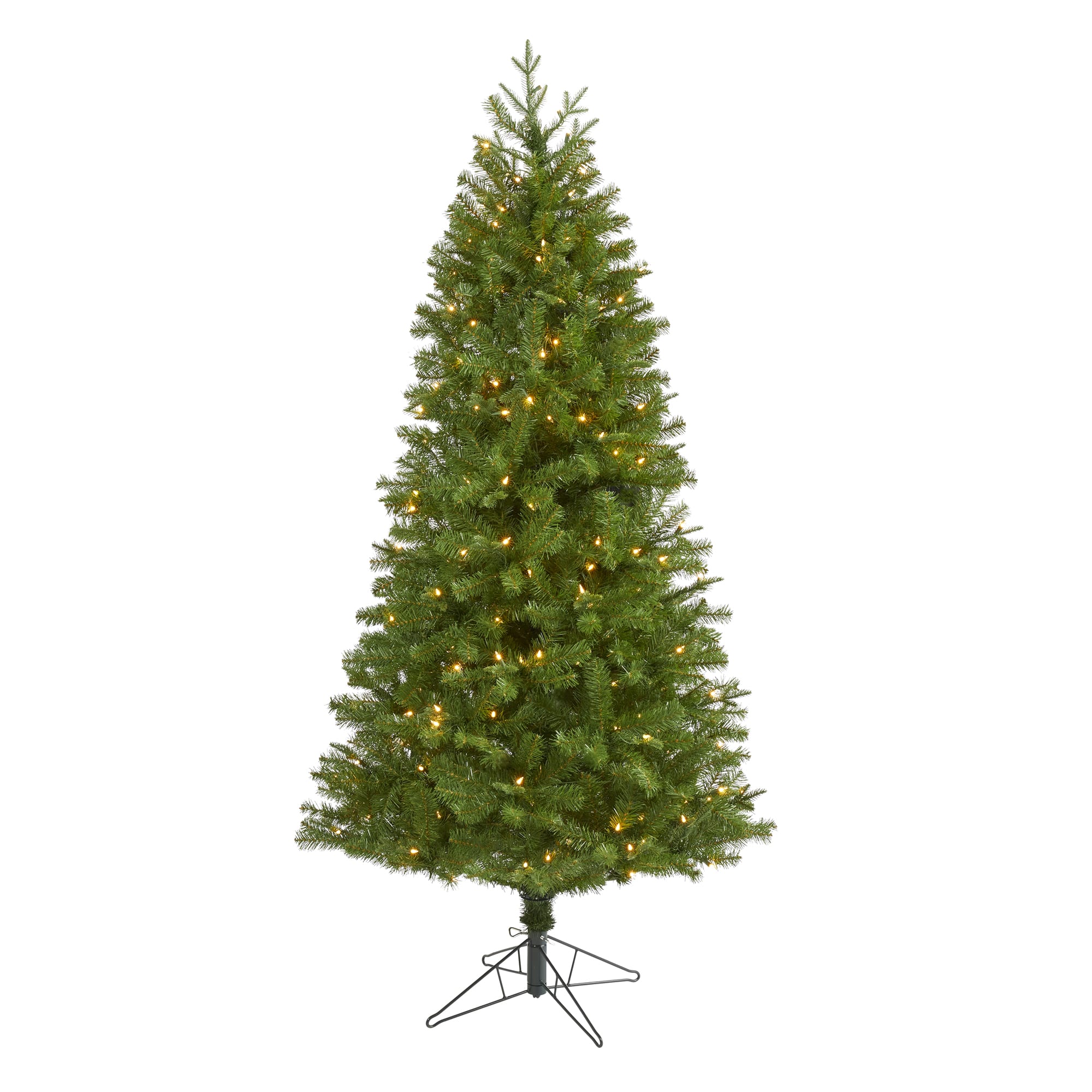 6.5ft. Pre-Lit Vancouver Spruce Artificial Christmas Tree, Warm White ...