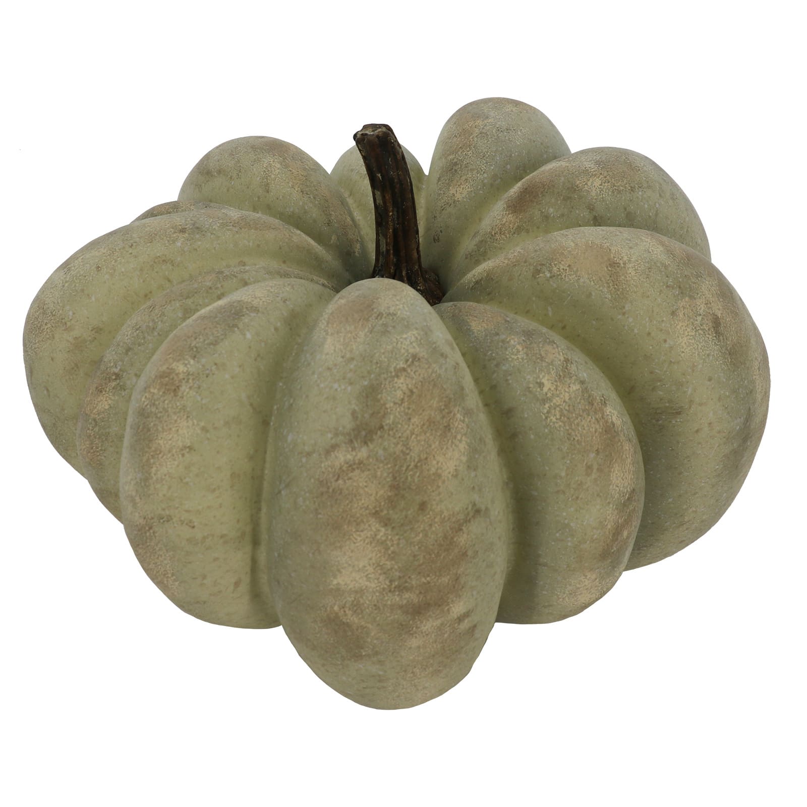 12&#x22; Sage with White Wash Decorative Pumpkin by Ashland&#xAE;