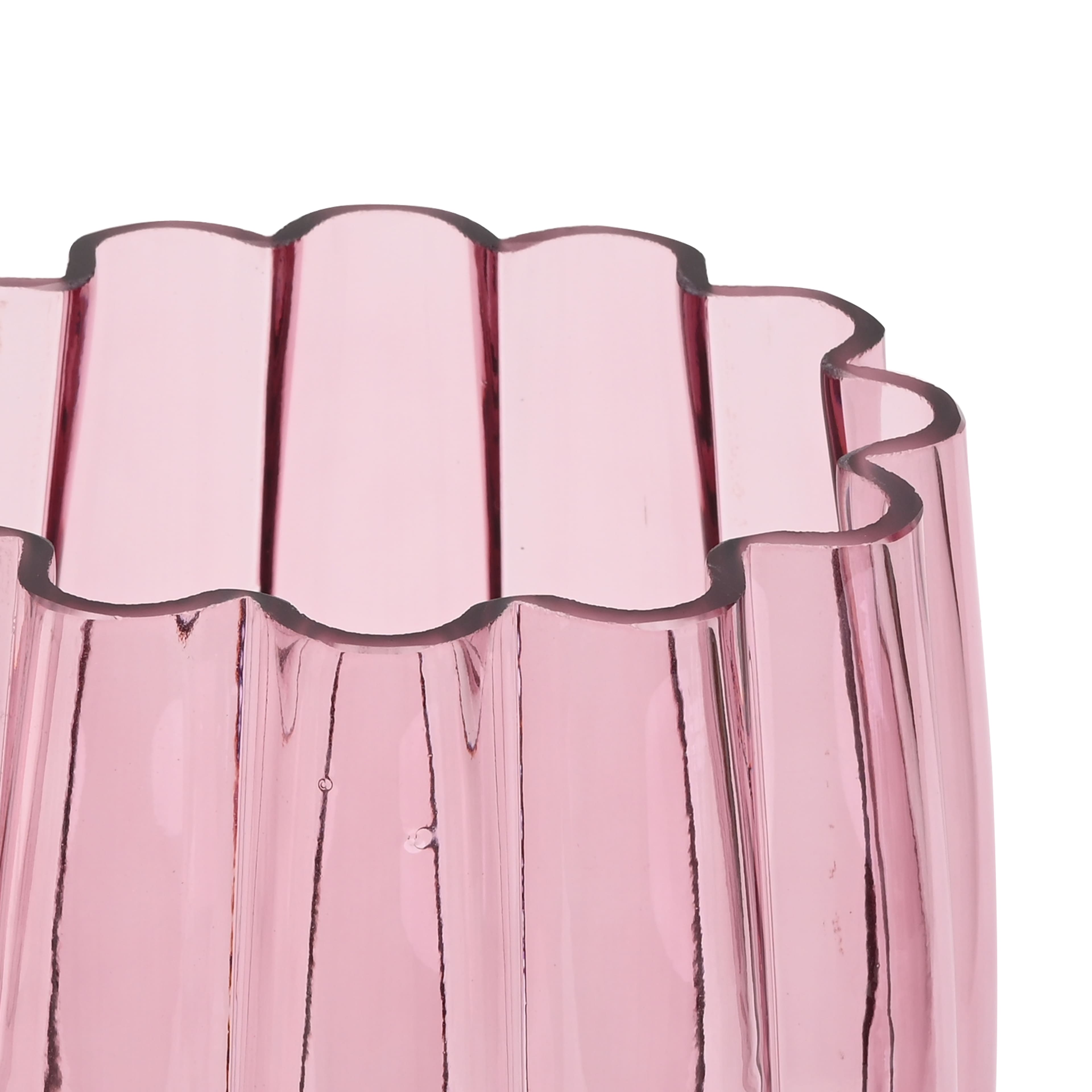 8&#x22; Pink Glass Tabletop Vase by Ashland&#xAE;