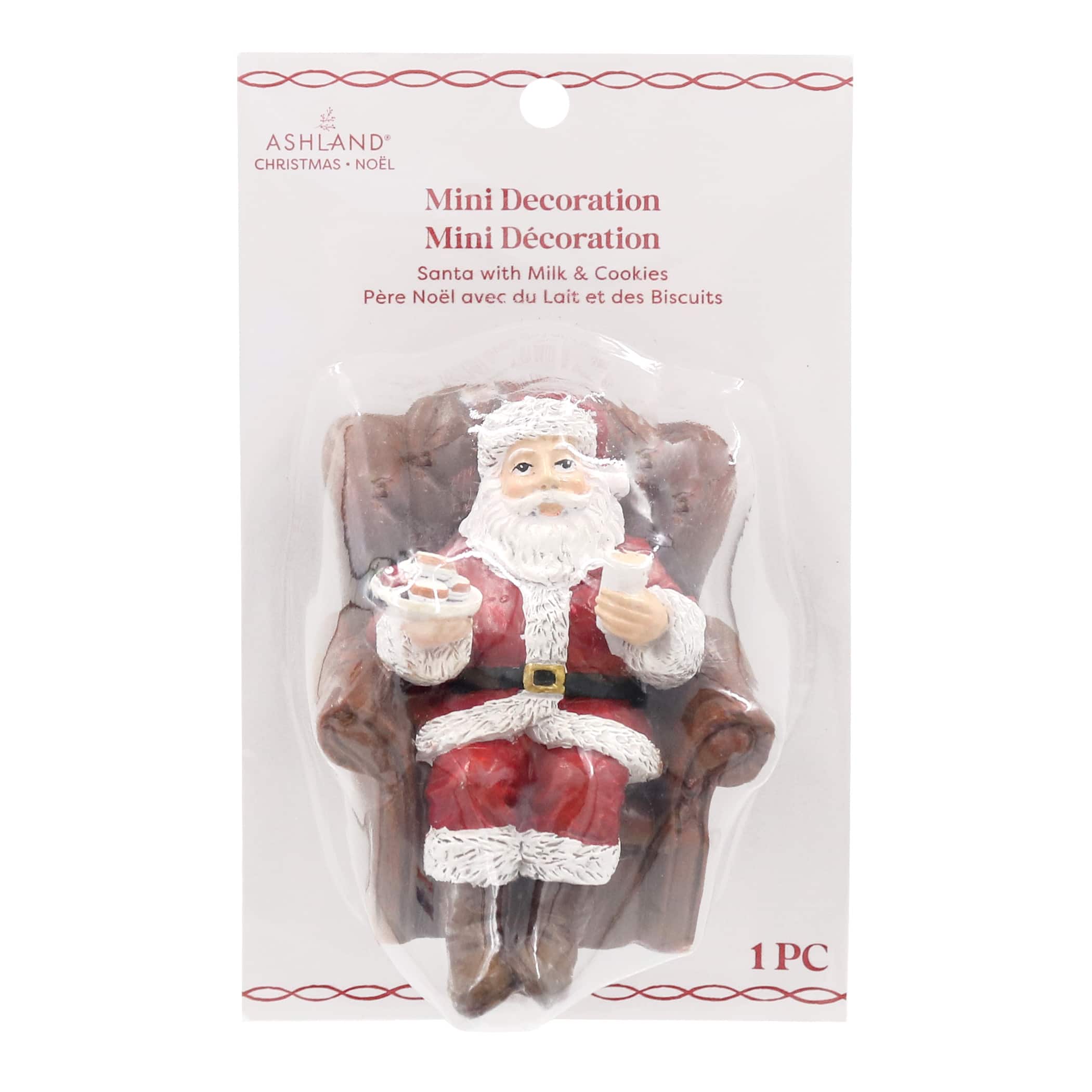 Mini Santa Sitting in Armchair Decoration by Ashland&#xAE;