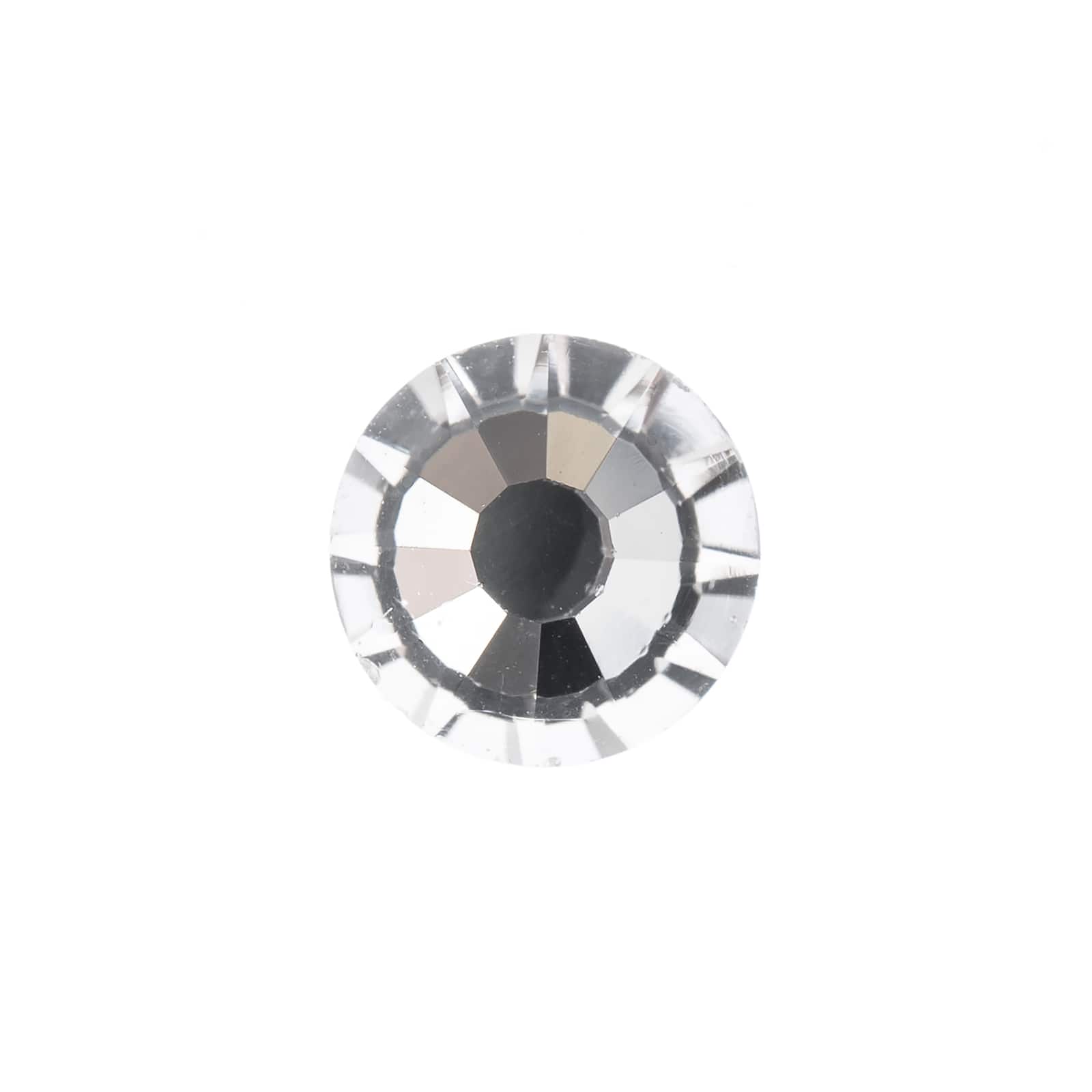 John Bead Crystal Lane SS30 Glass Round Flatback Rhinestones, 72ct.