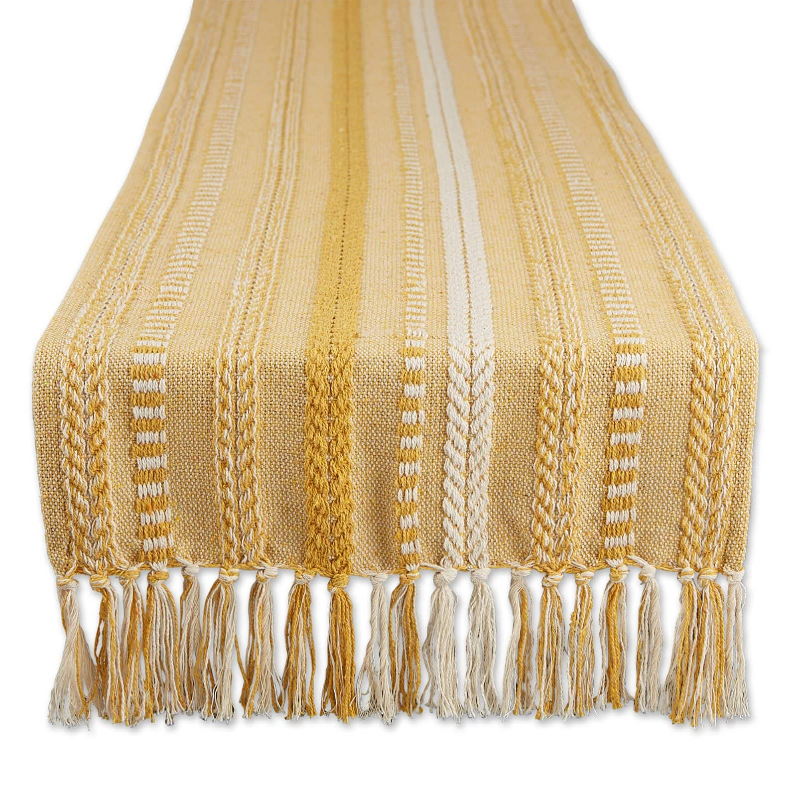 DII&#xAE; 72&#x22; Braided Stripe Table Runner