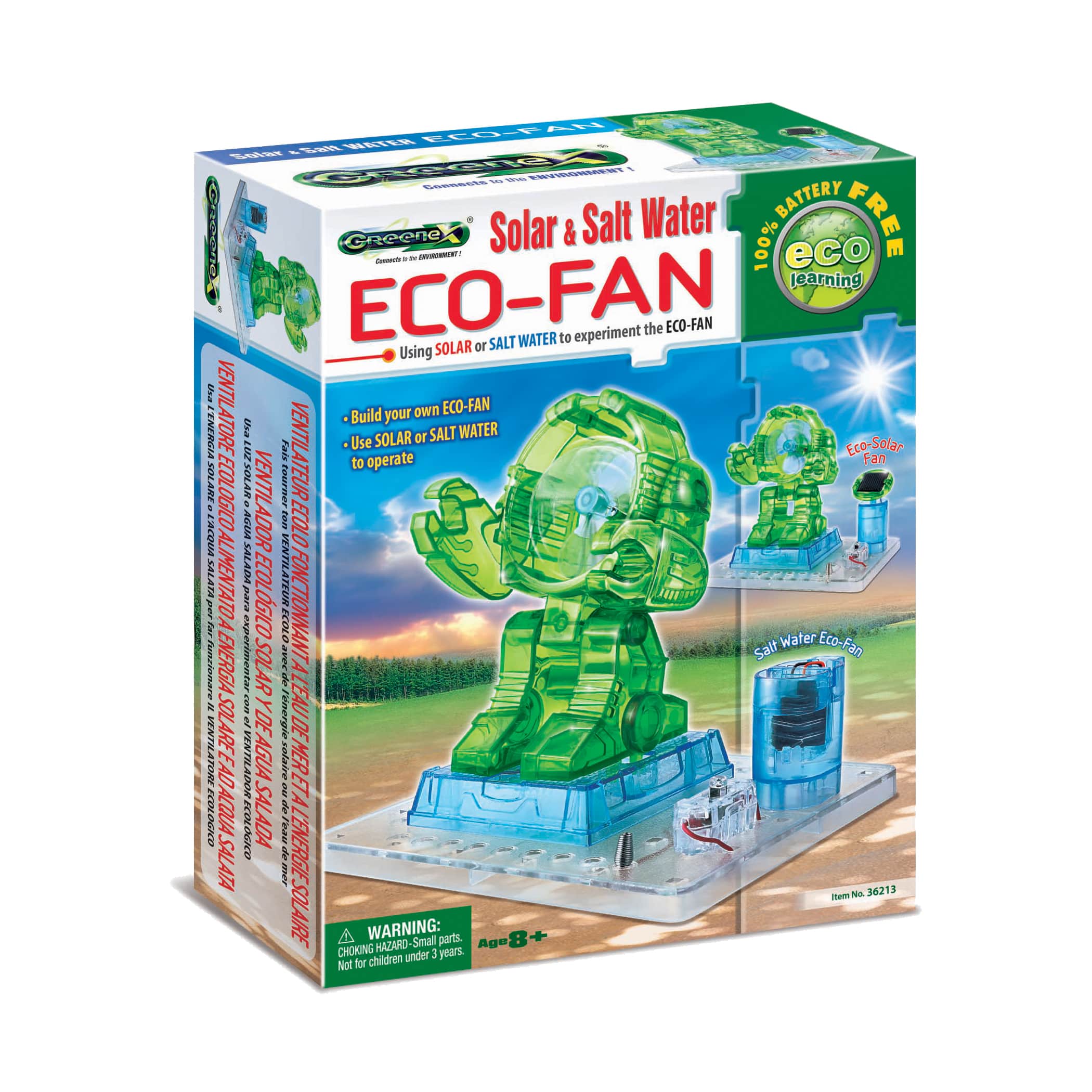 Greenex Solar &#x26; Salt Water Eco-Fan