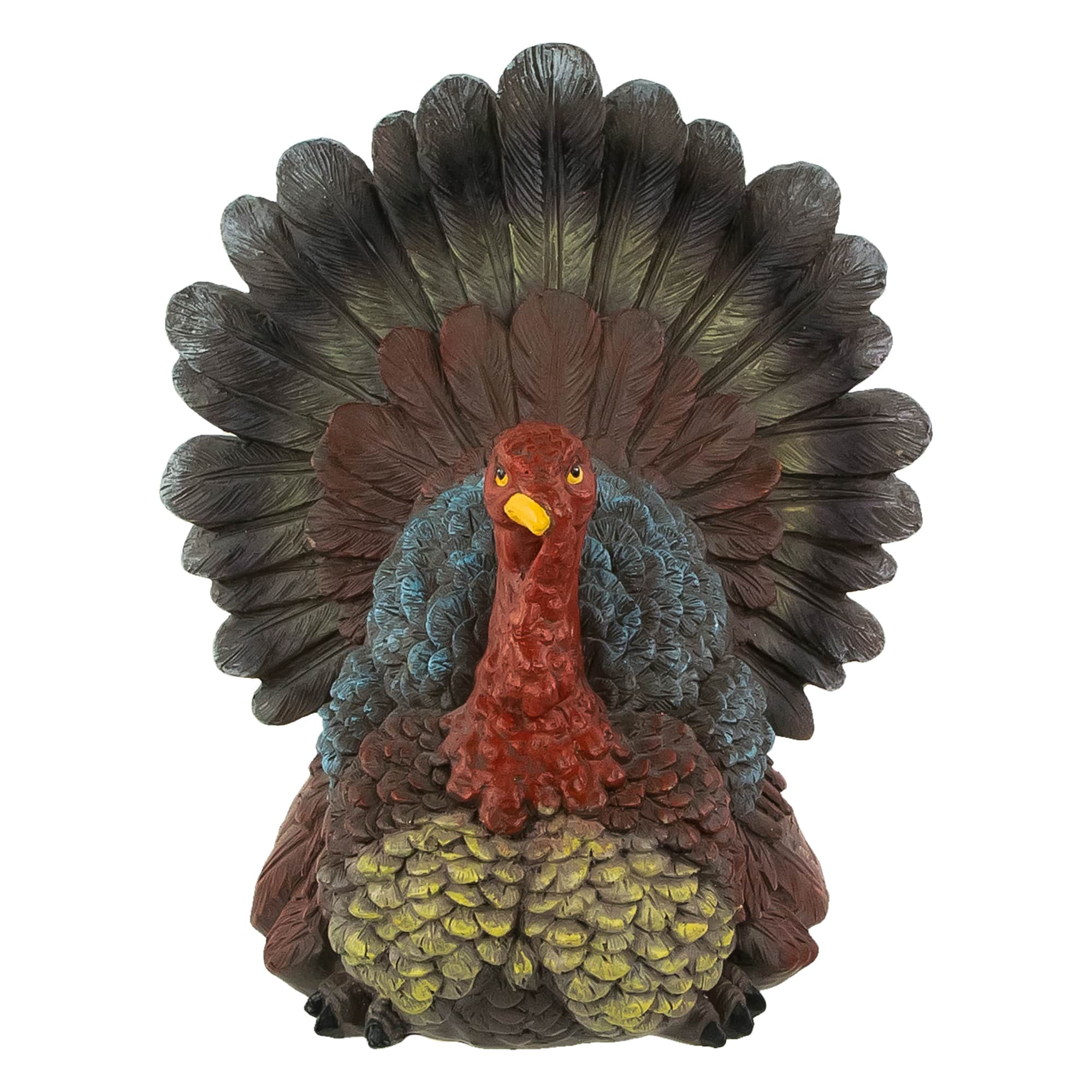 10.5&#x22; Fall Harvest Turkey Tabletop Decoration
