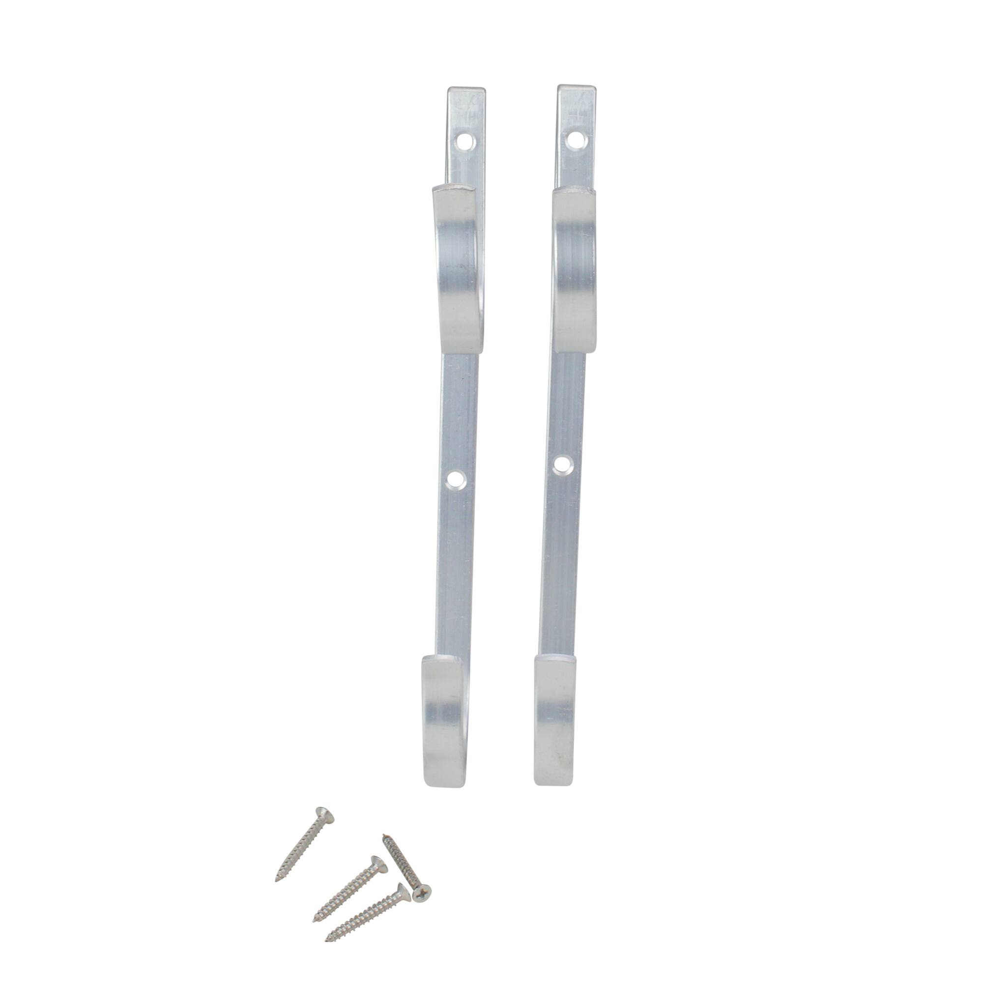 Pool Central 8.5&#x22; Silver Pole Hangers Set