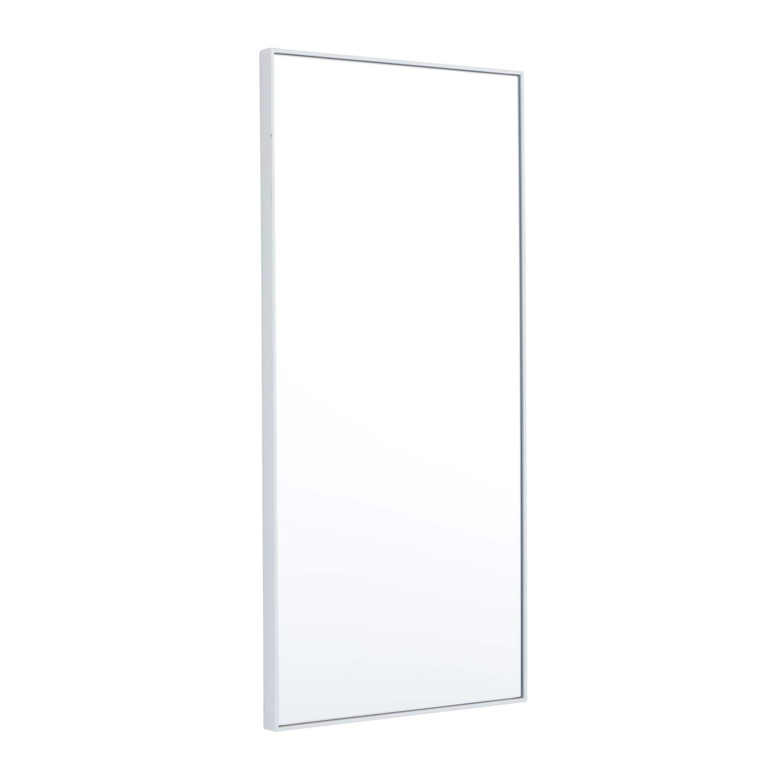 White Contemporary Wall Mirror