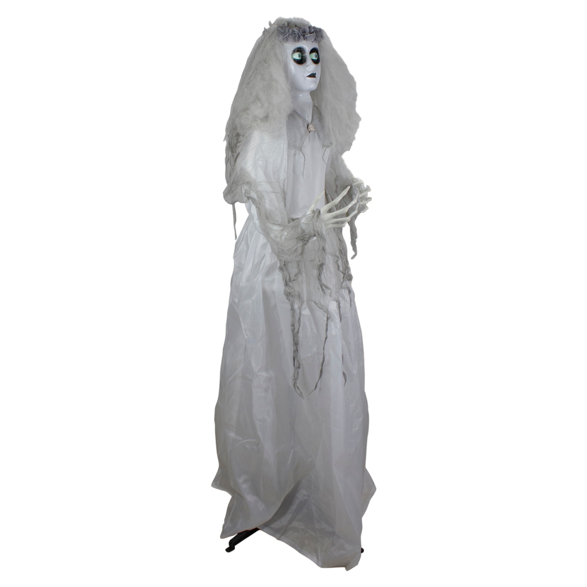 6ft. Lighted & Animated Ghost Bride Halloween Decoration