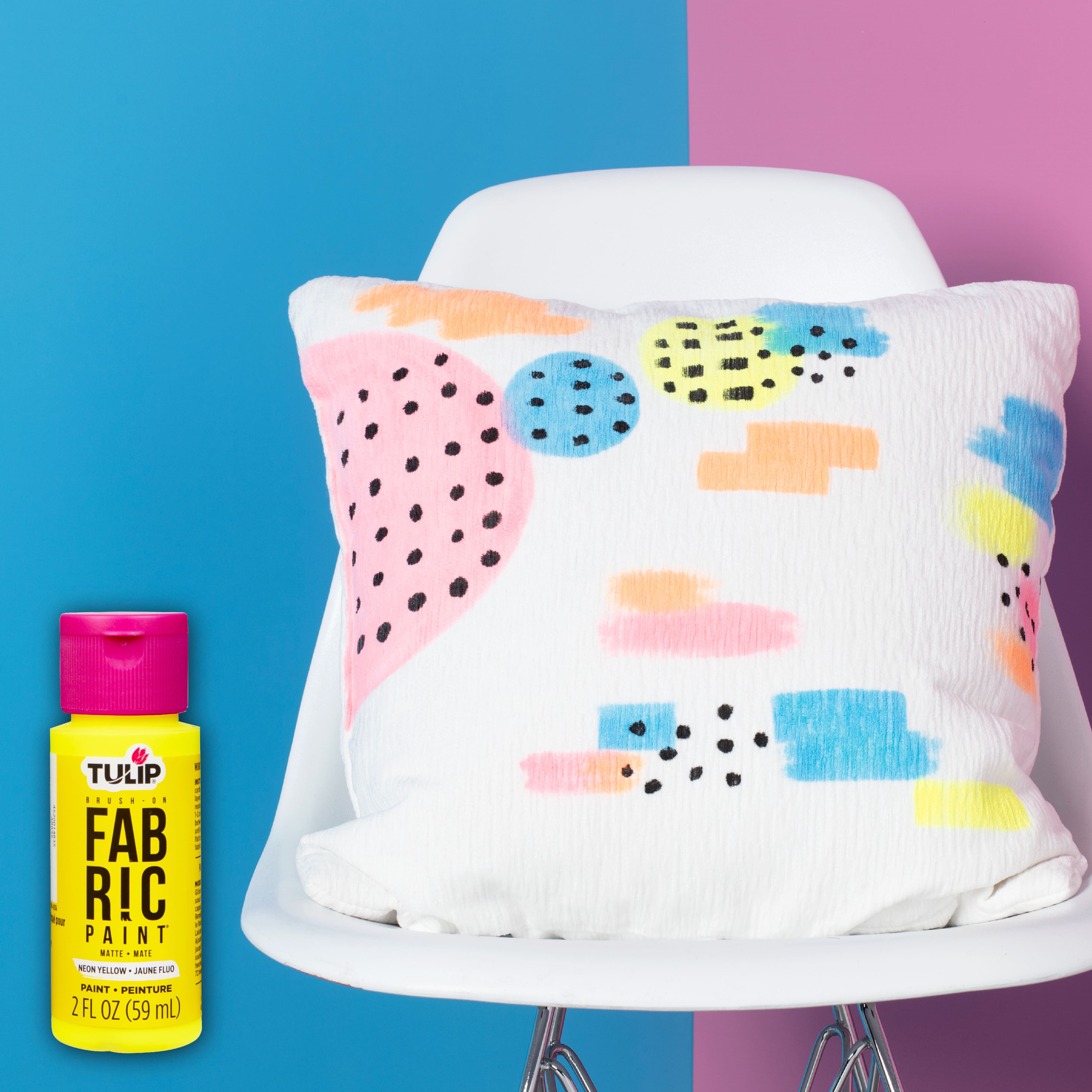 Tulip&#xAE; Matte Neon Brush-On Fabric Paint