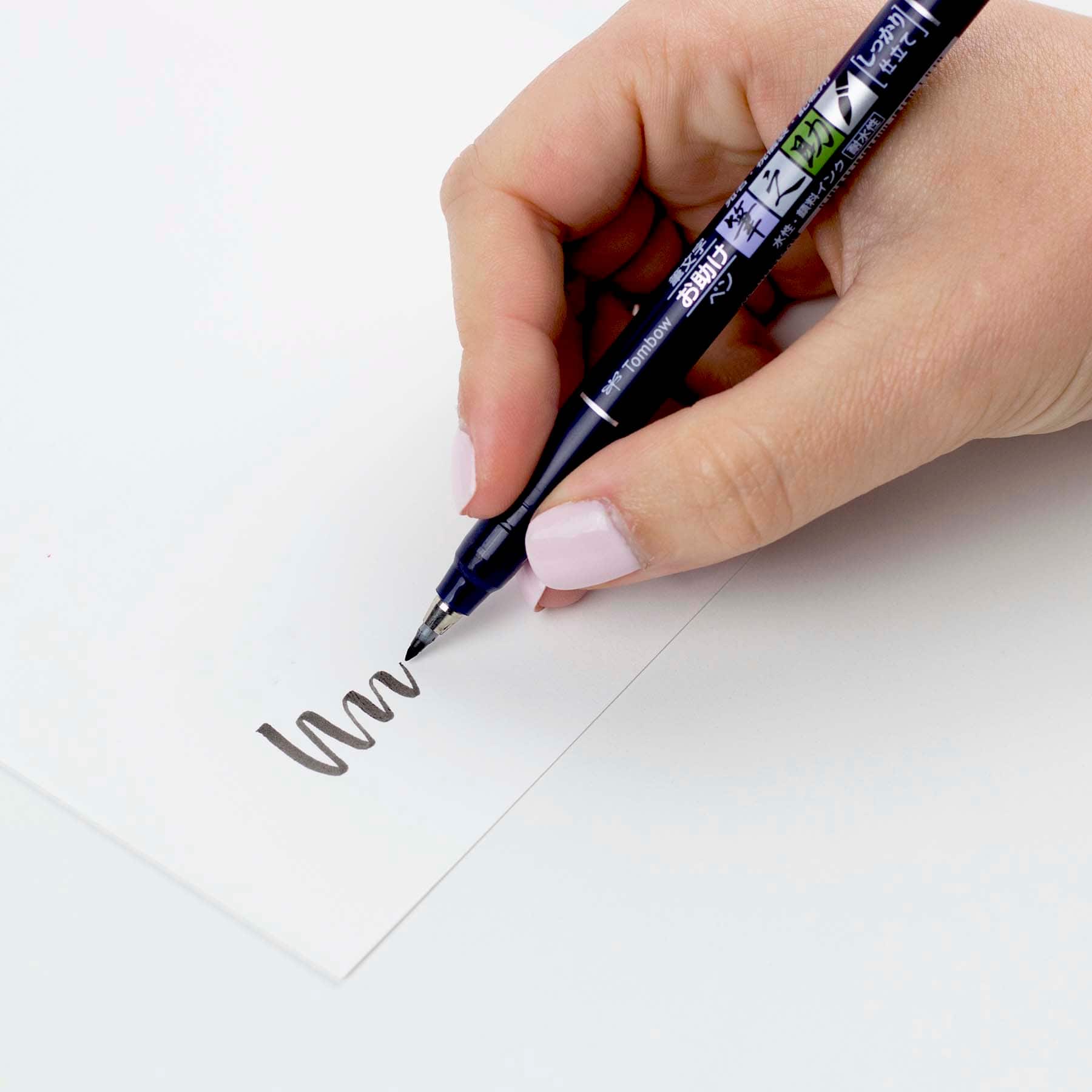 12 Pack: Tombow Fudenosuke Hard Tip Brush Pen