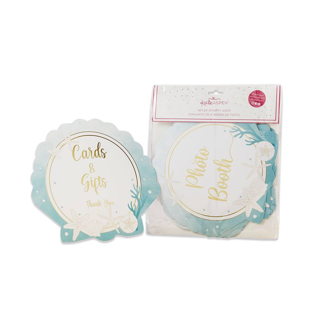 Kate Aspen® Beach Party Décor Sign Kit