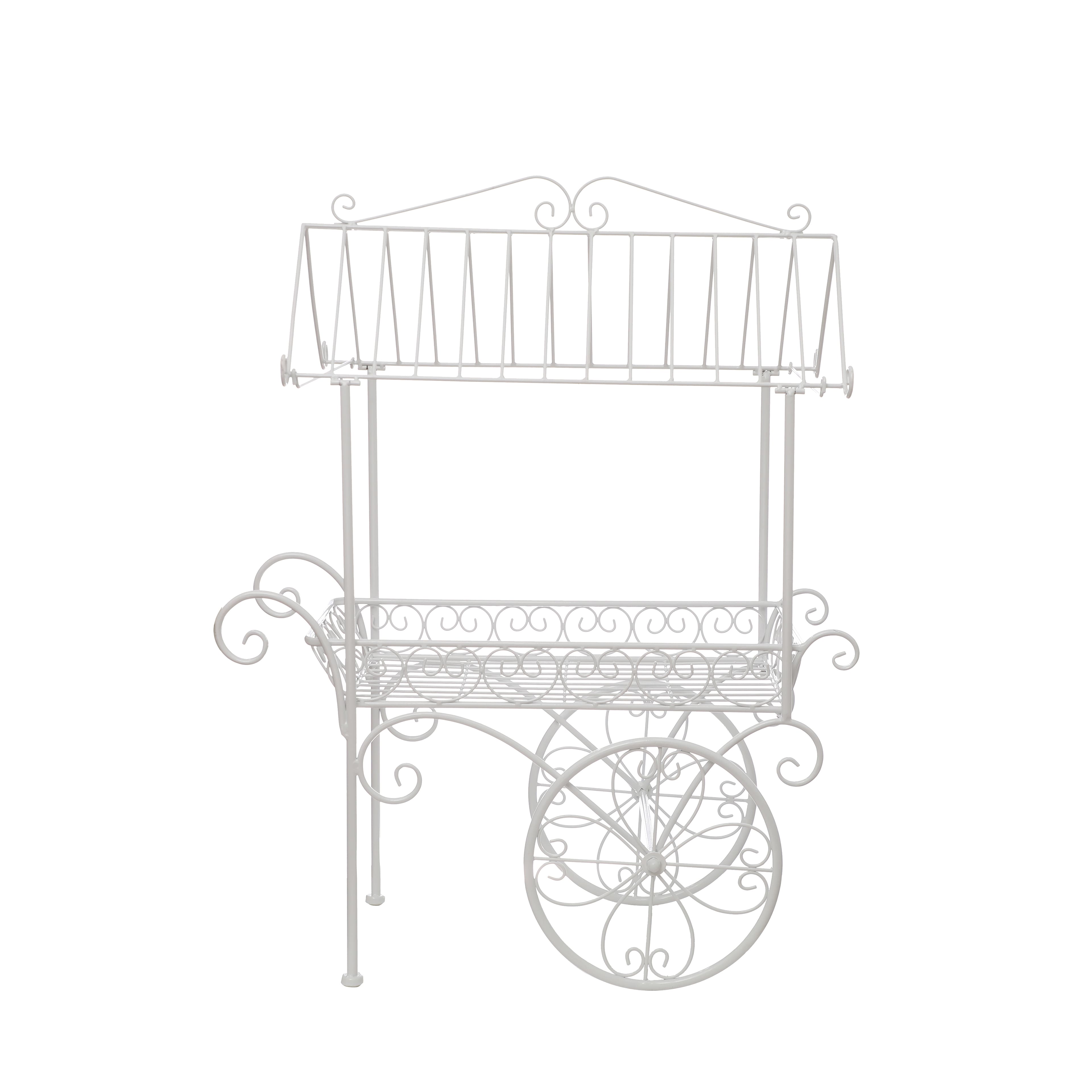 31.5&#x22; White Iron Cart by Ashland&#xAE;
