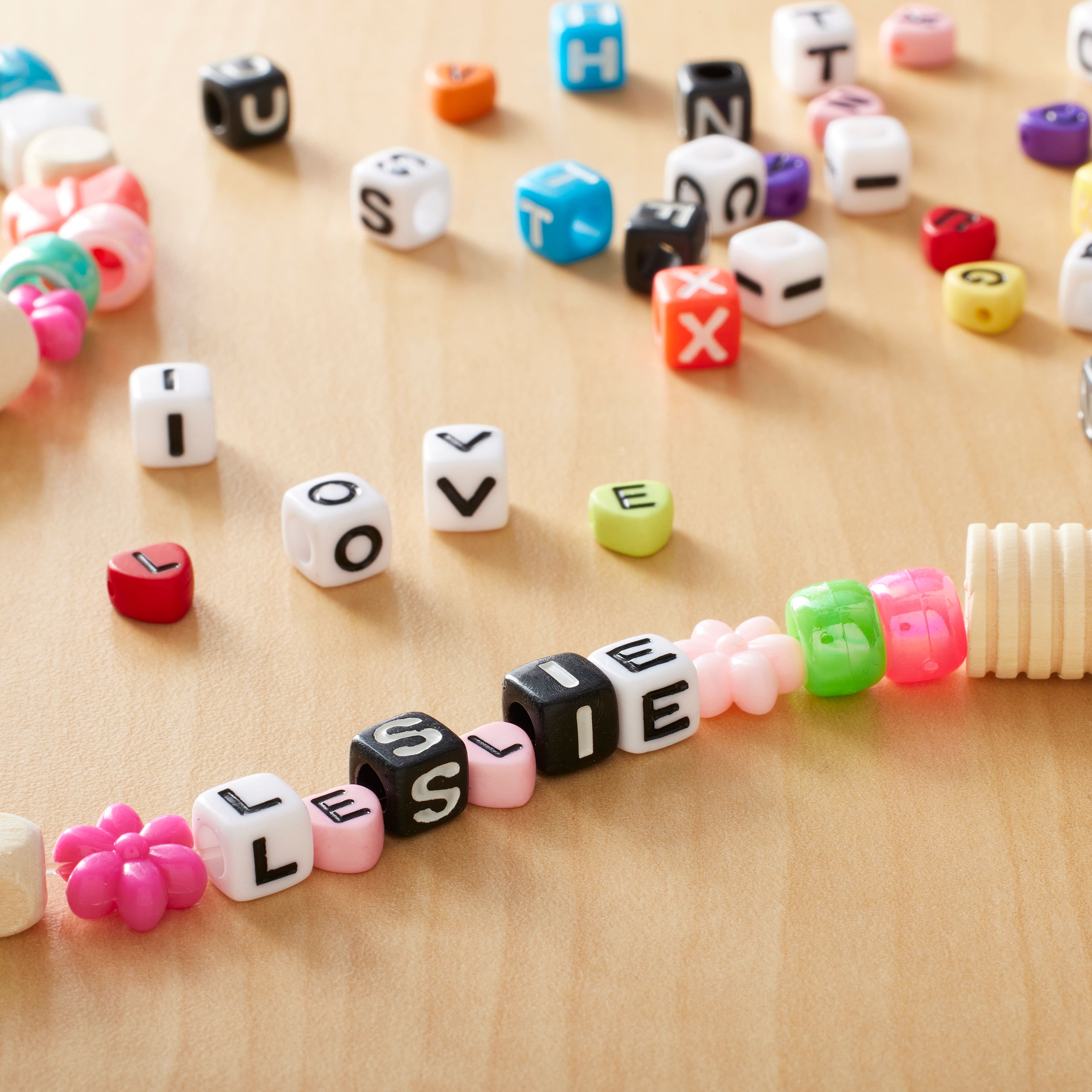 12 Packs: 340 ct. (4,080 total) Multicolor Mixed Alphabet Beads by Creatology™