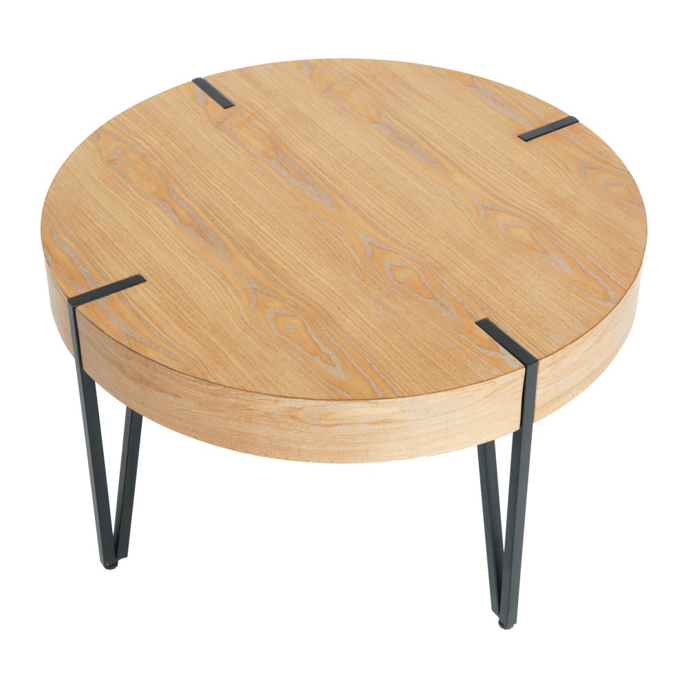 Hello Honey® 32" Round Wooden Coffee Table