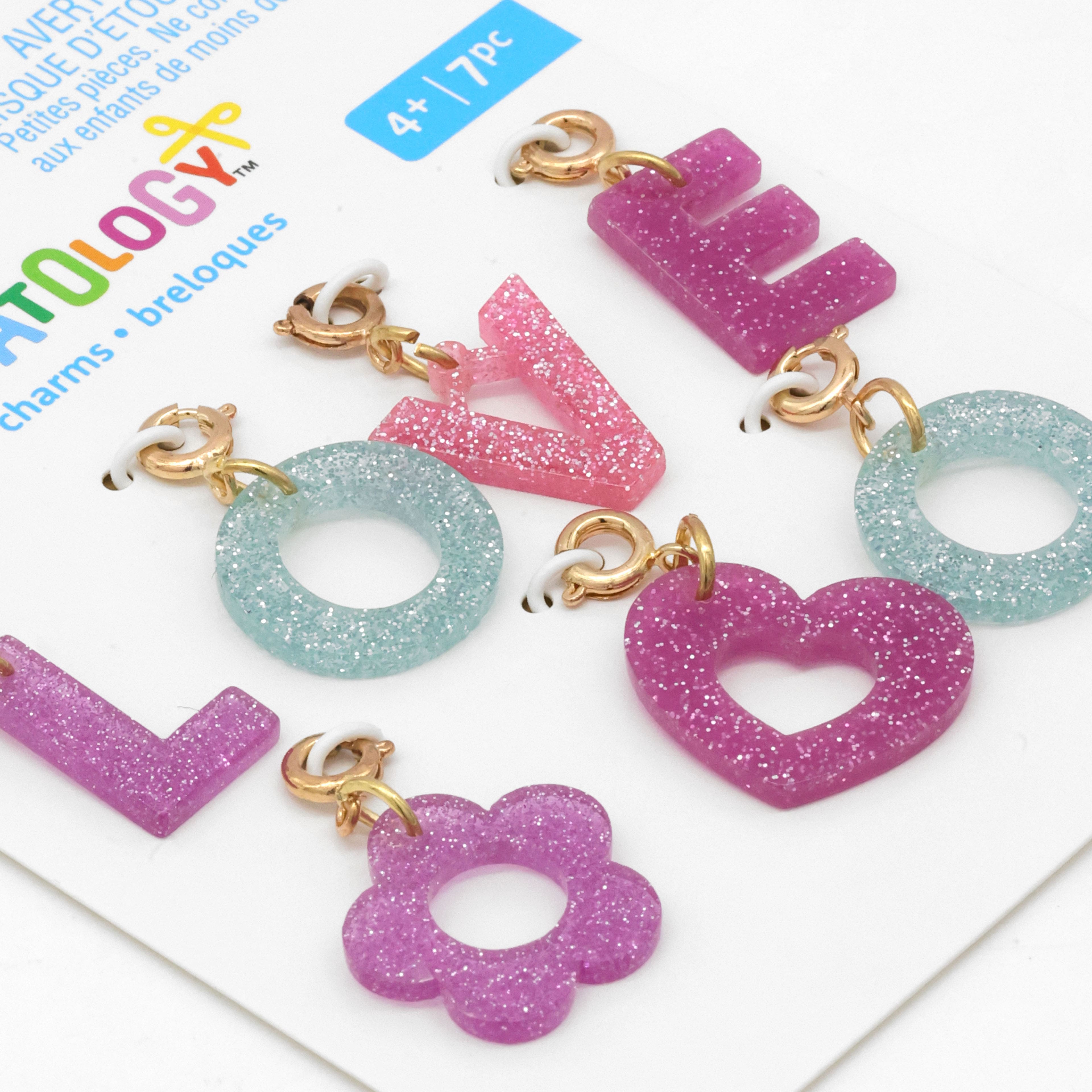 Glittery Love Charms by Creatology&#x2122;