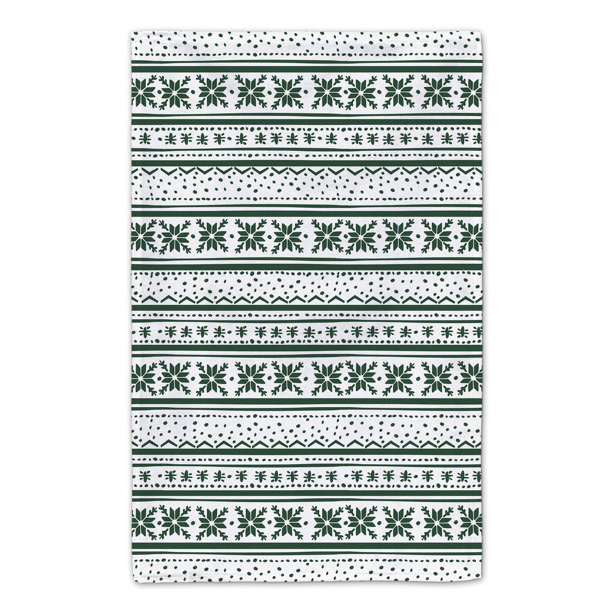 Watercolor Christmas Tree Tea Towel Set