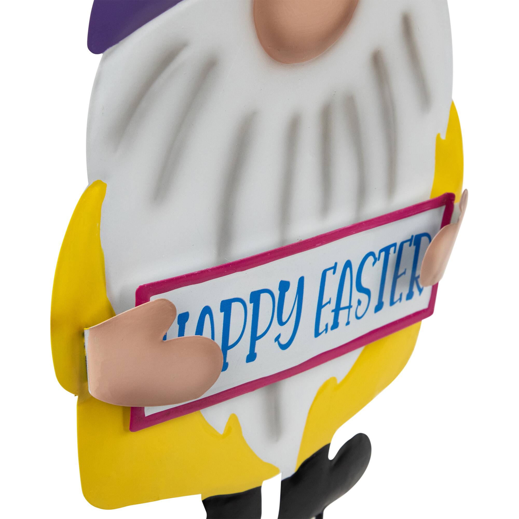 27" Gnomes with Bunny Ears Easter Outdoor Garden Stakes, 2ct.