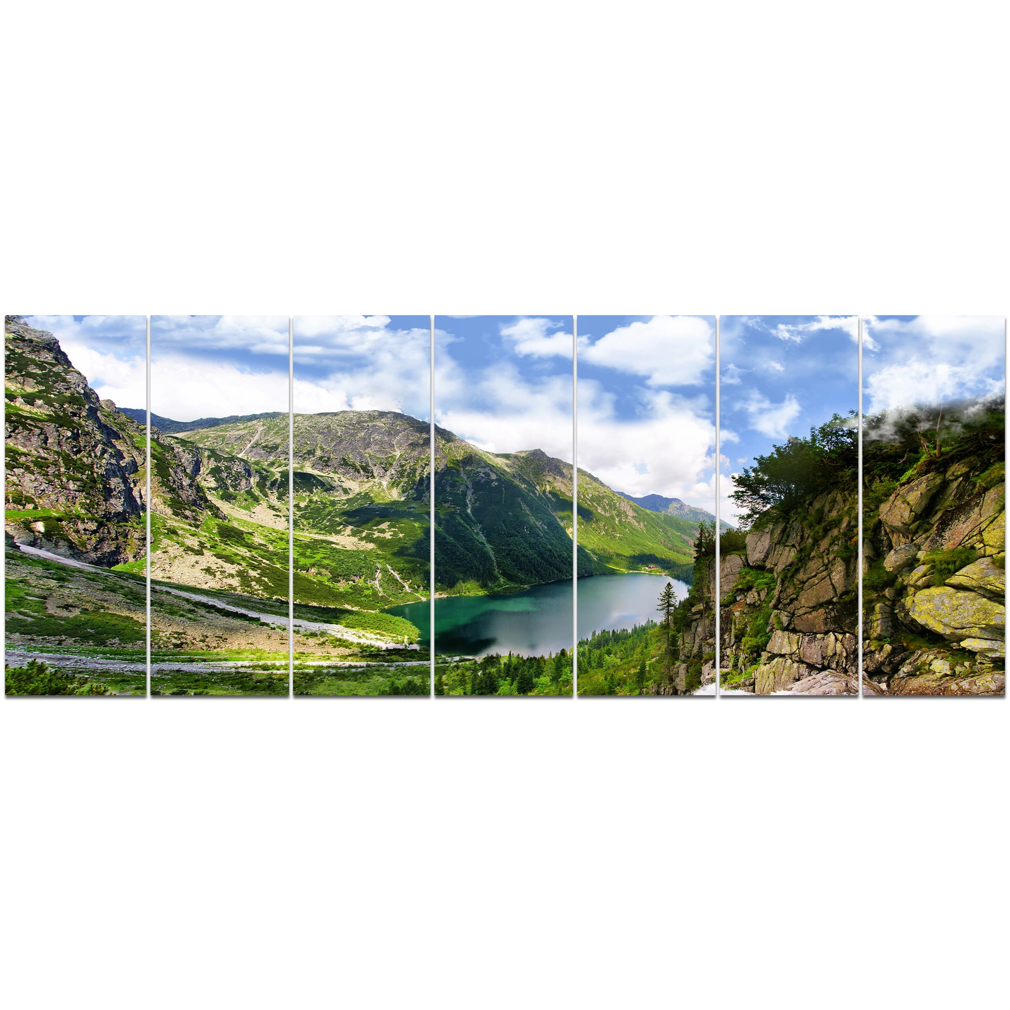 Designart - Incredible View of Tatra Mountains - Landscape Canvas Art Print