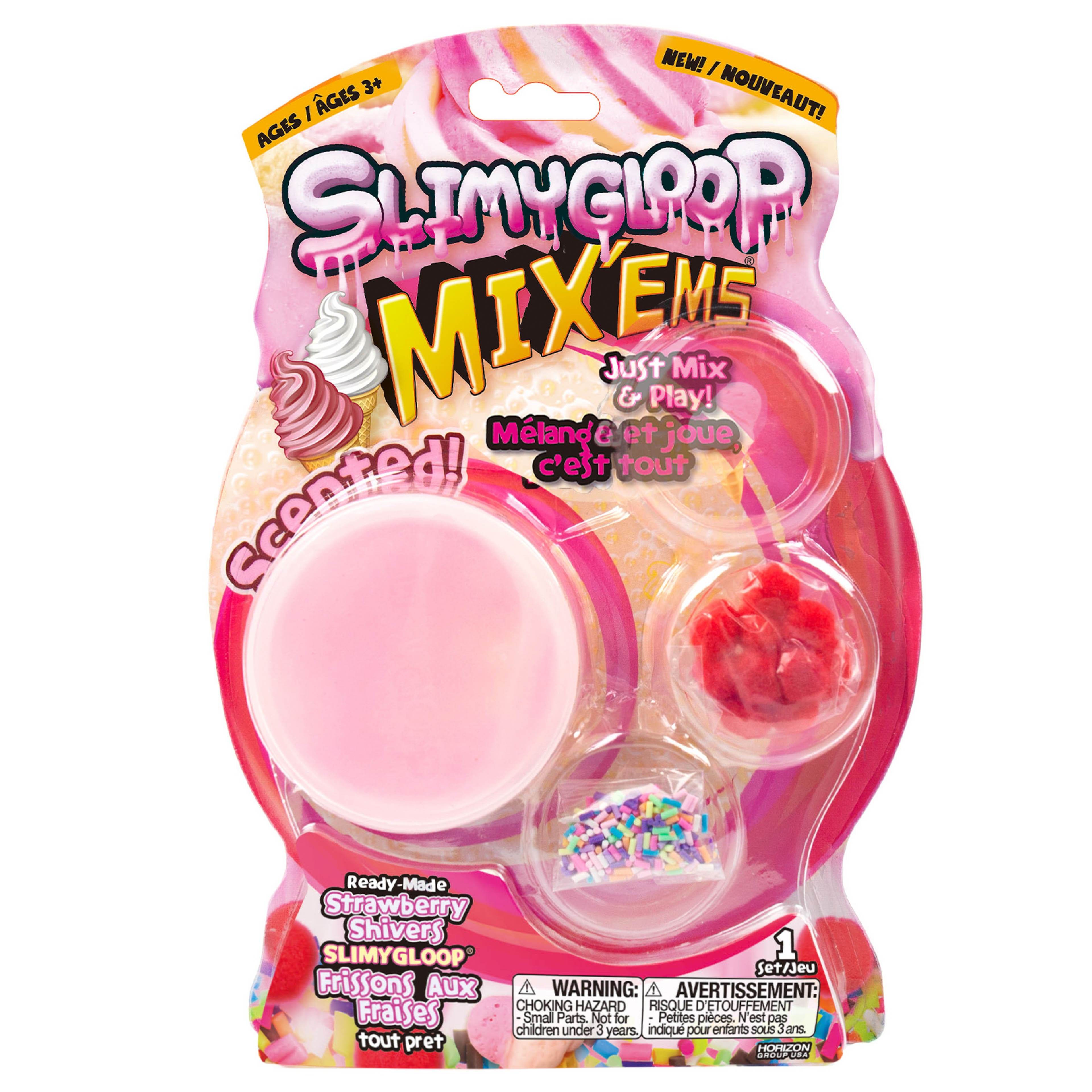 SlimyGloop&#xAE; Strawberry Shivers Mix&#x27;ems&#x2122;