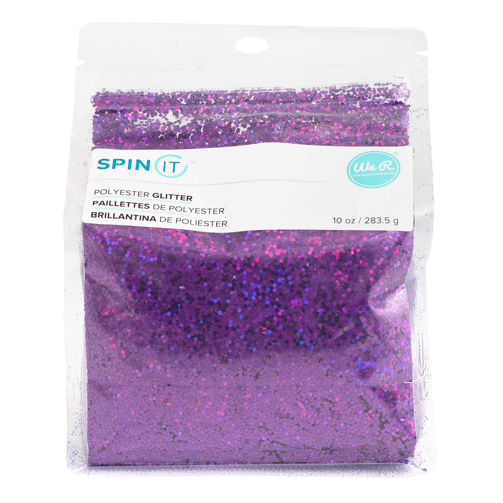 12 Pack: We R Memory Keepers&#xAE; Spin It&#x2122; Chunky Polyester Glitter