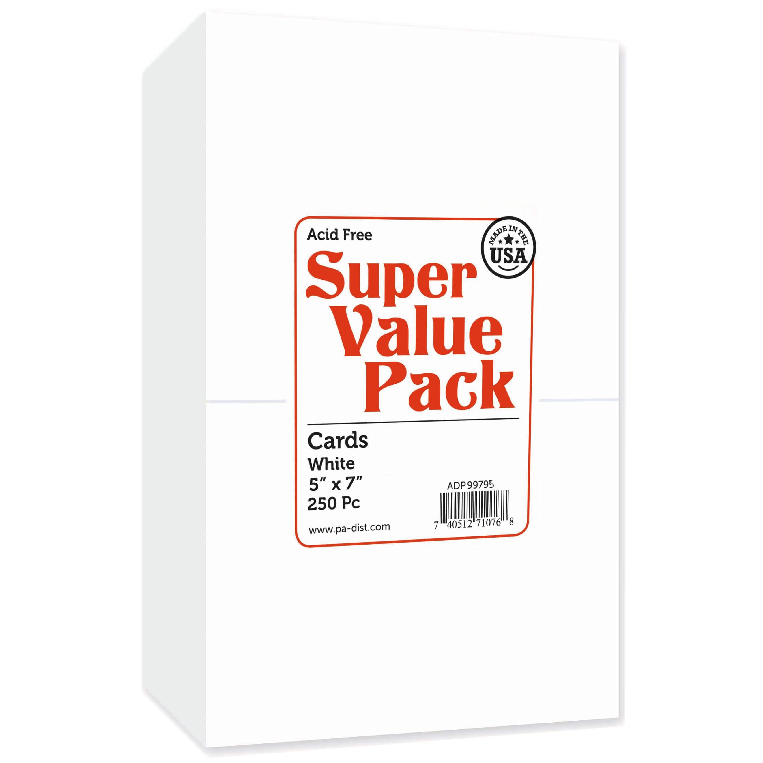 PA Paper™ Accents Super Value Pack Cards, 5" x 7"