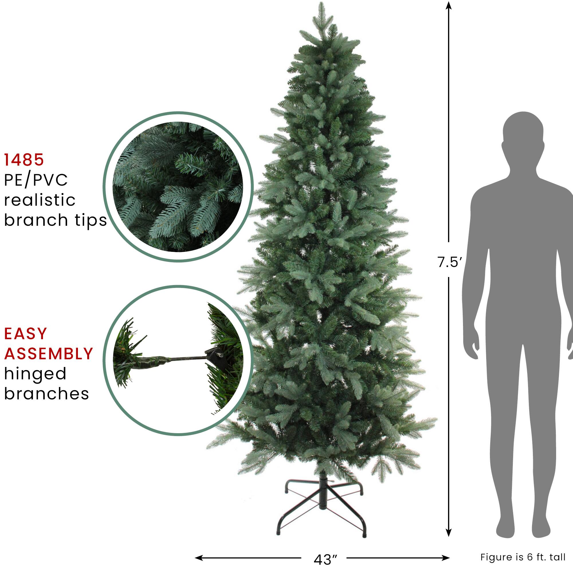 7.5ft. Unlit Real Touch&#x2122;&#xFE0F; Washington Frasier Fir Artificial Christmas Tree