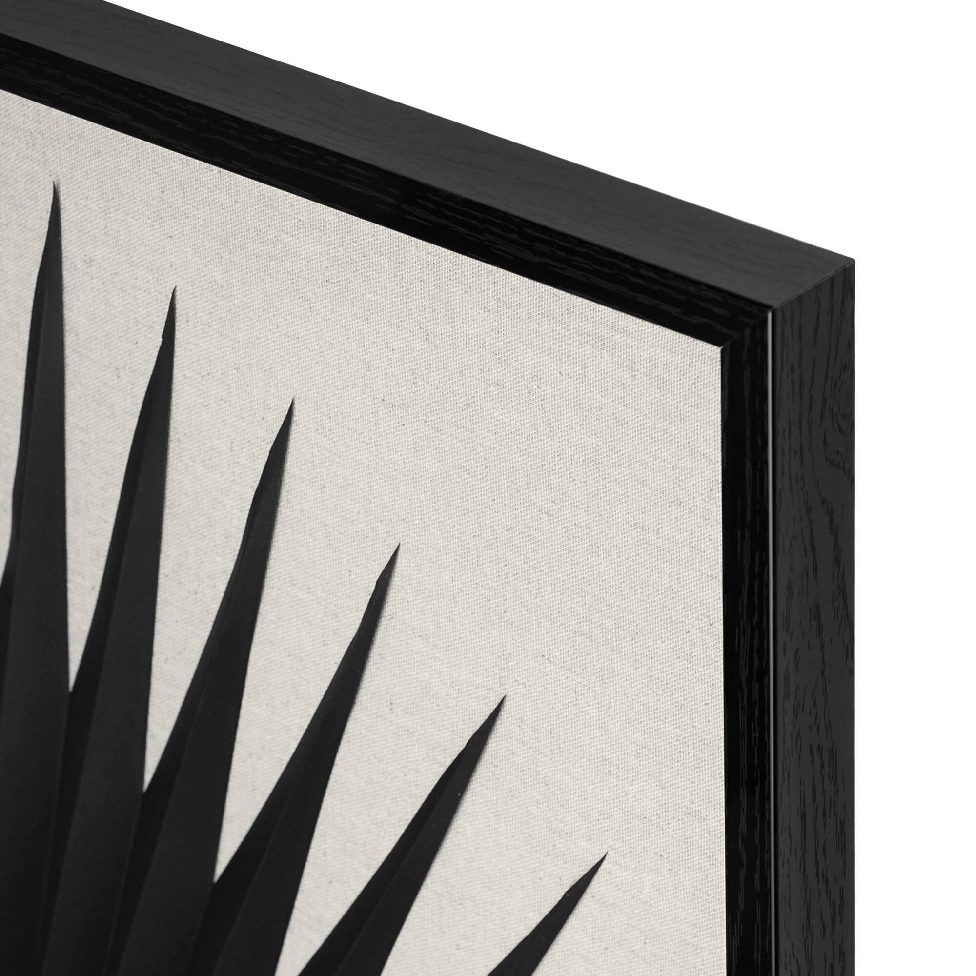 American Art Decor A Faraway Oasis Paper & Linen Wall Art - 24" x 24"