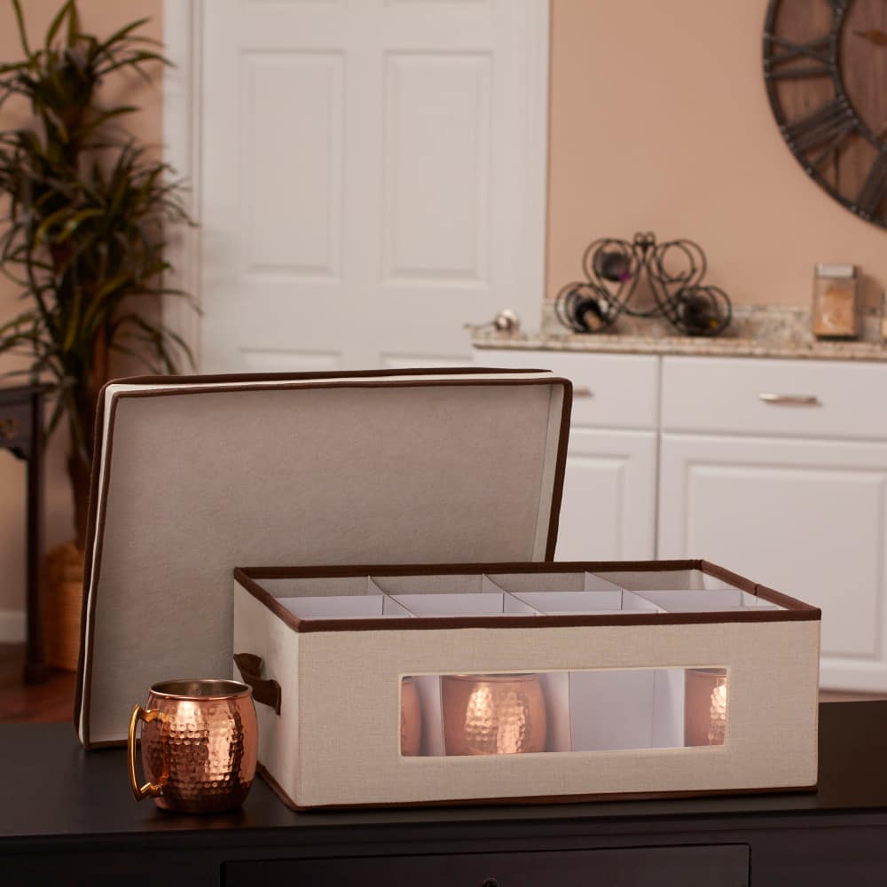 Household Essentials Glassware Storage Box