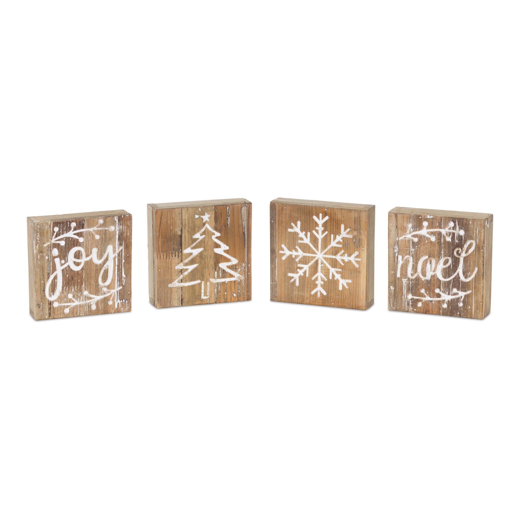 6 Christmas Wood Plaque Set Michaels