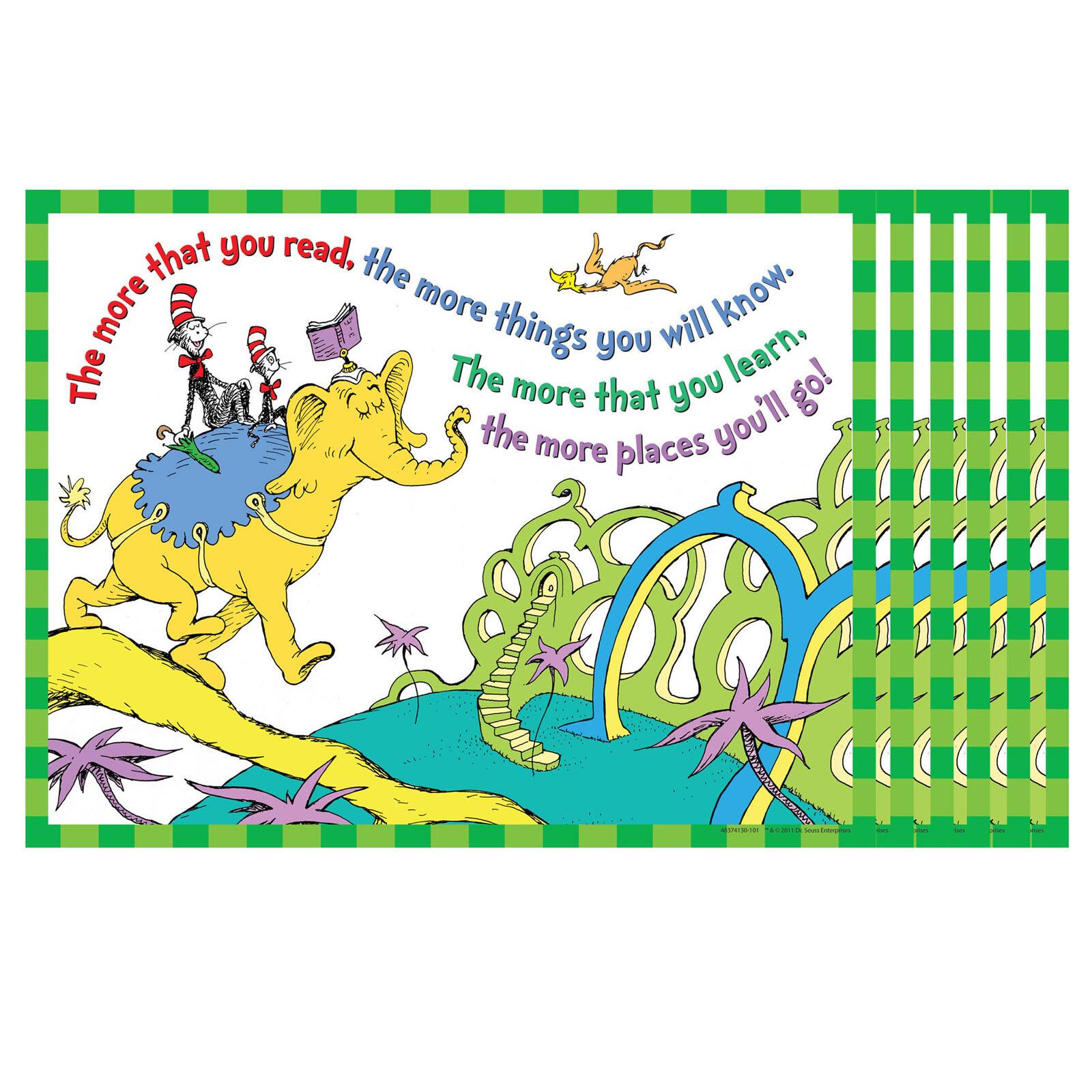 find the eureka dr seuss the more you read poster set at michaels com