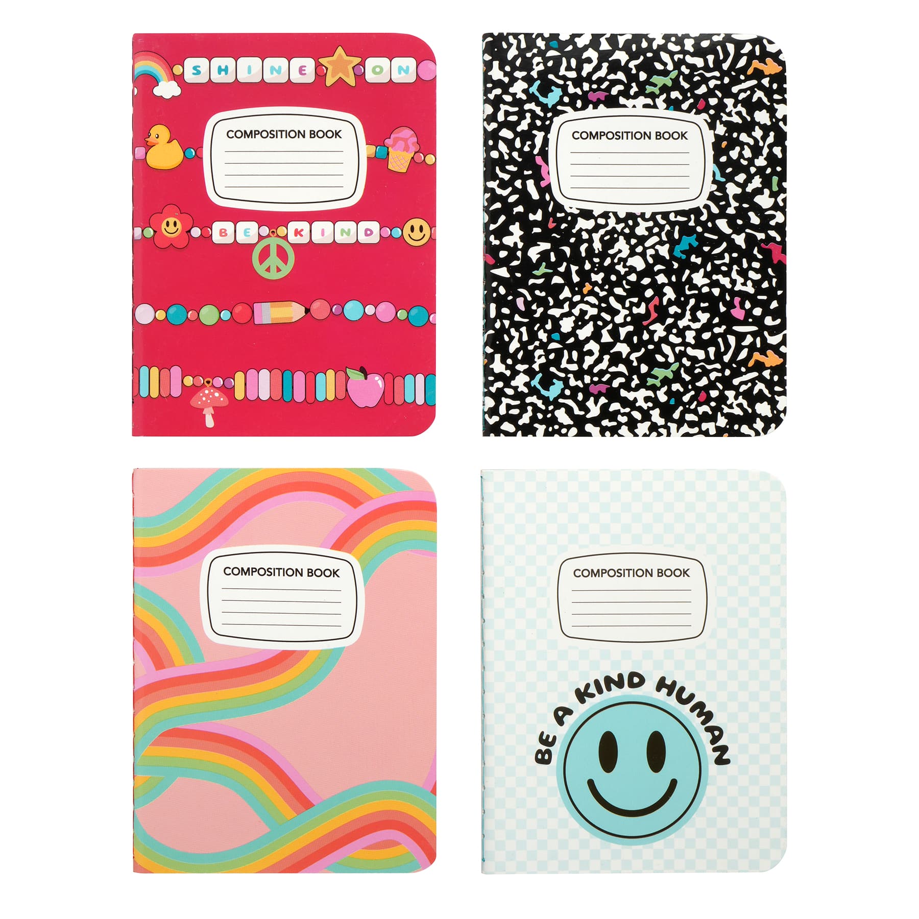 3" x 4" Mini Bright Composition Book Journal Set by Creatology™