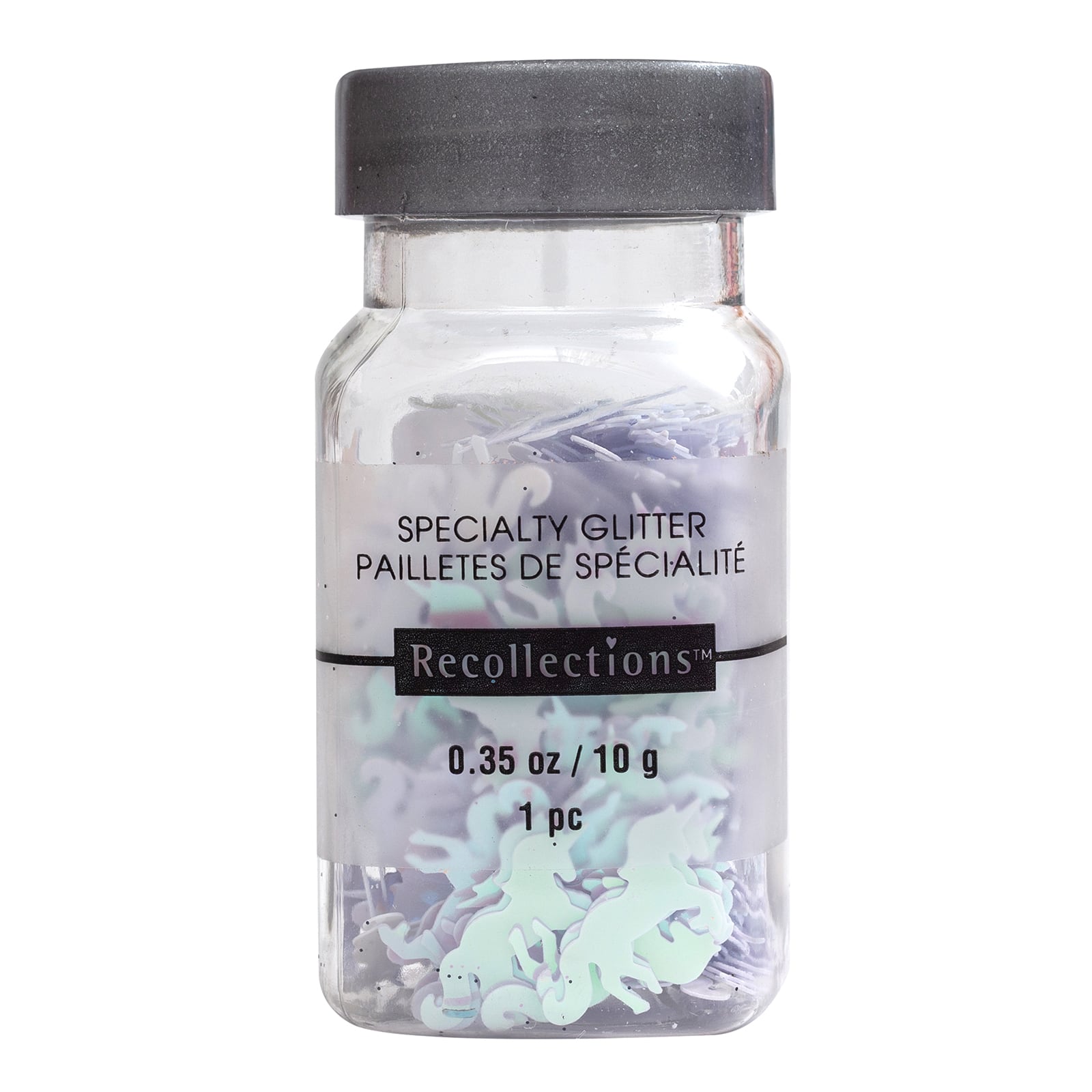 12 Pack: Unicorn Shaped Glitter by Recollections™